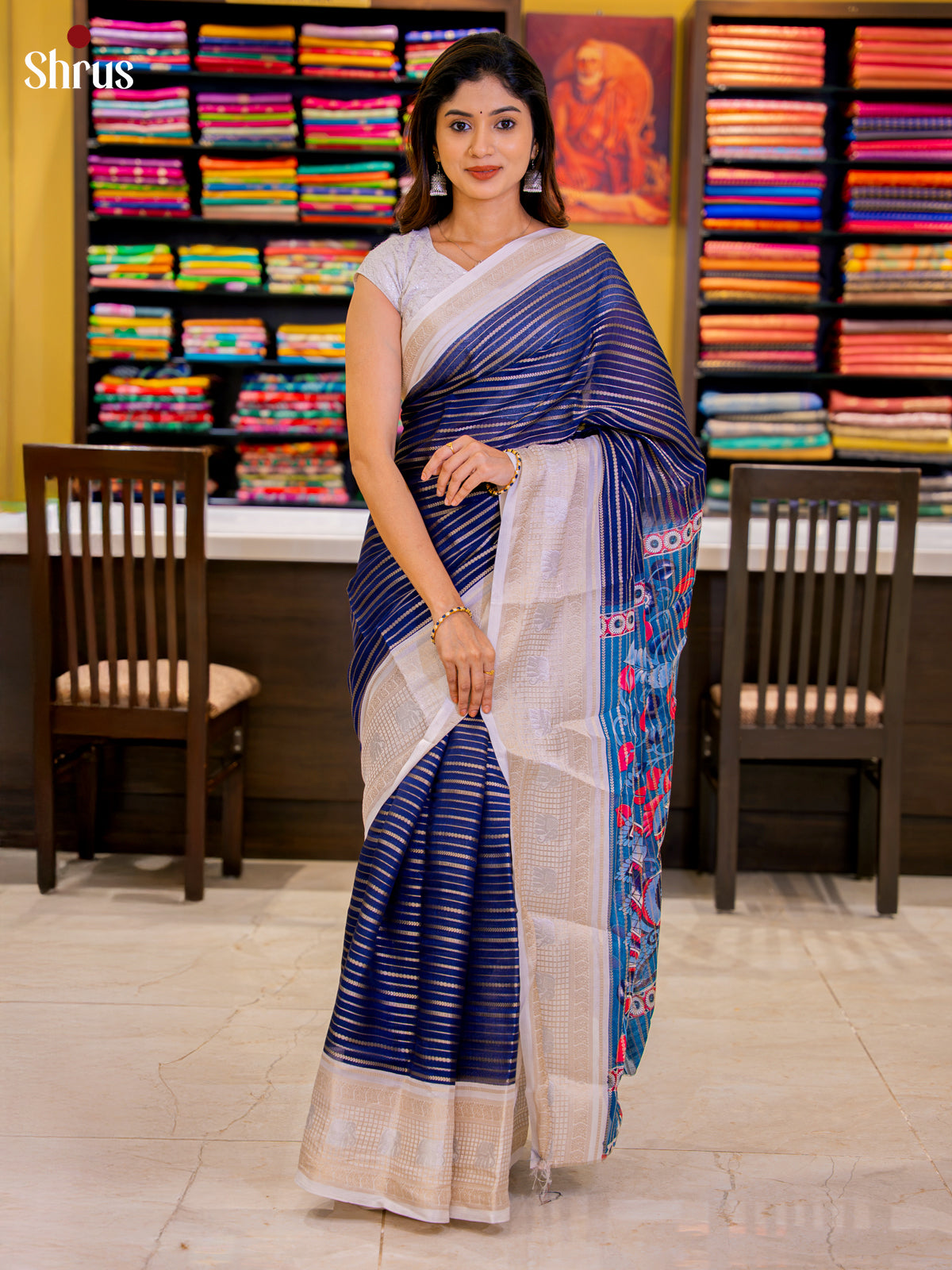 DJS22255 - Semi Mysoresilk Saree