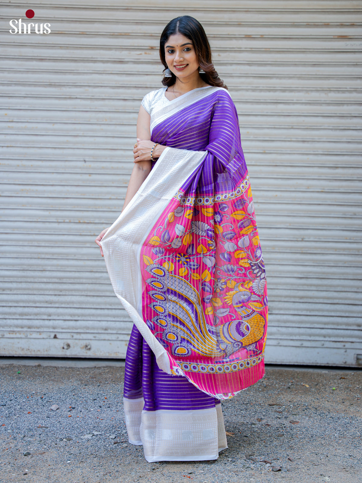 DJS22256 - Semi Mysoresilk Saree