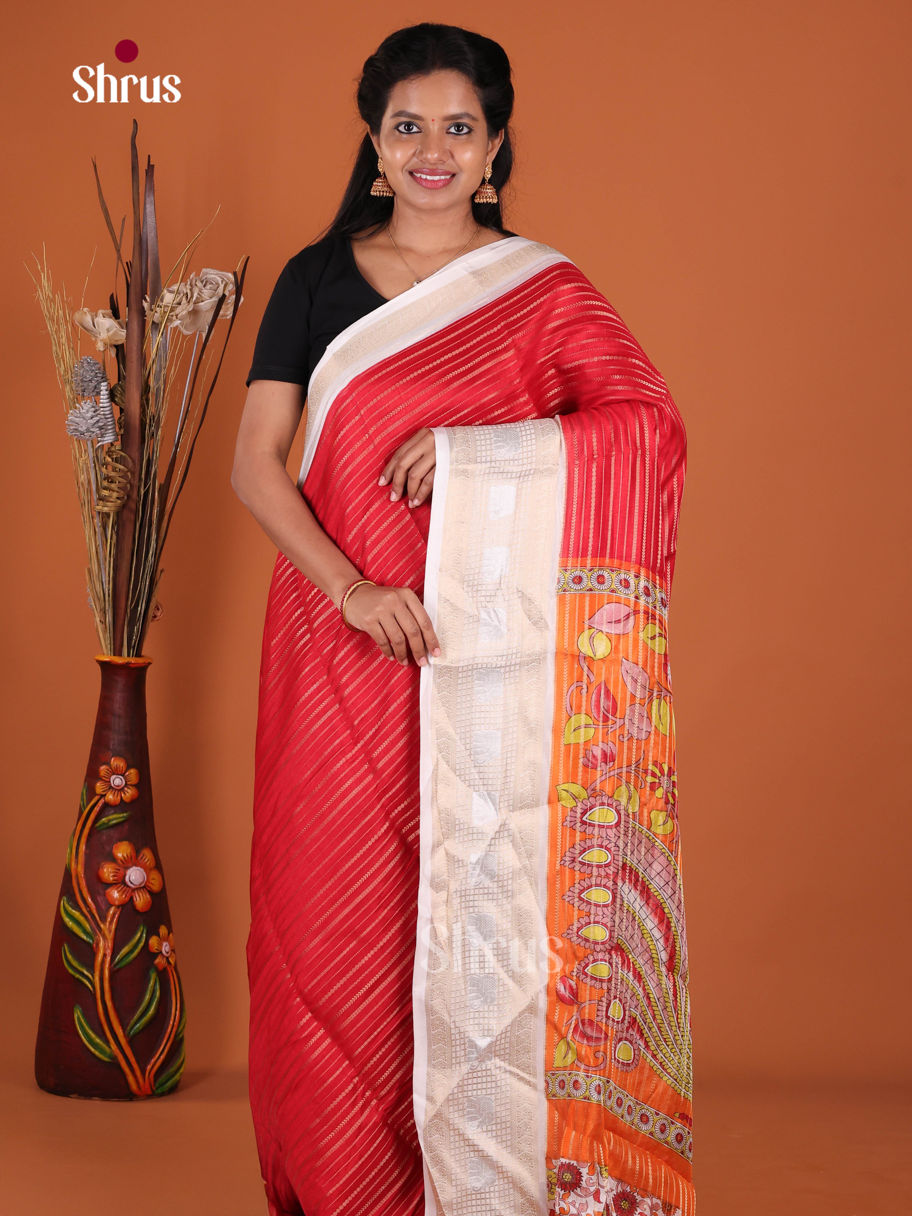 DJS22257 - Semi Mysoresilk Saree