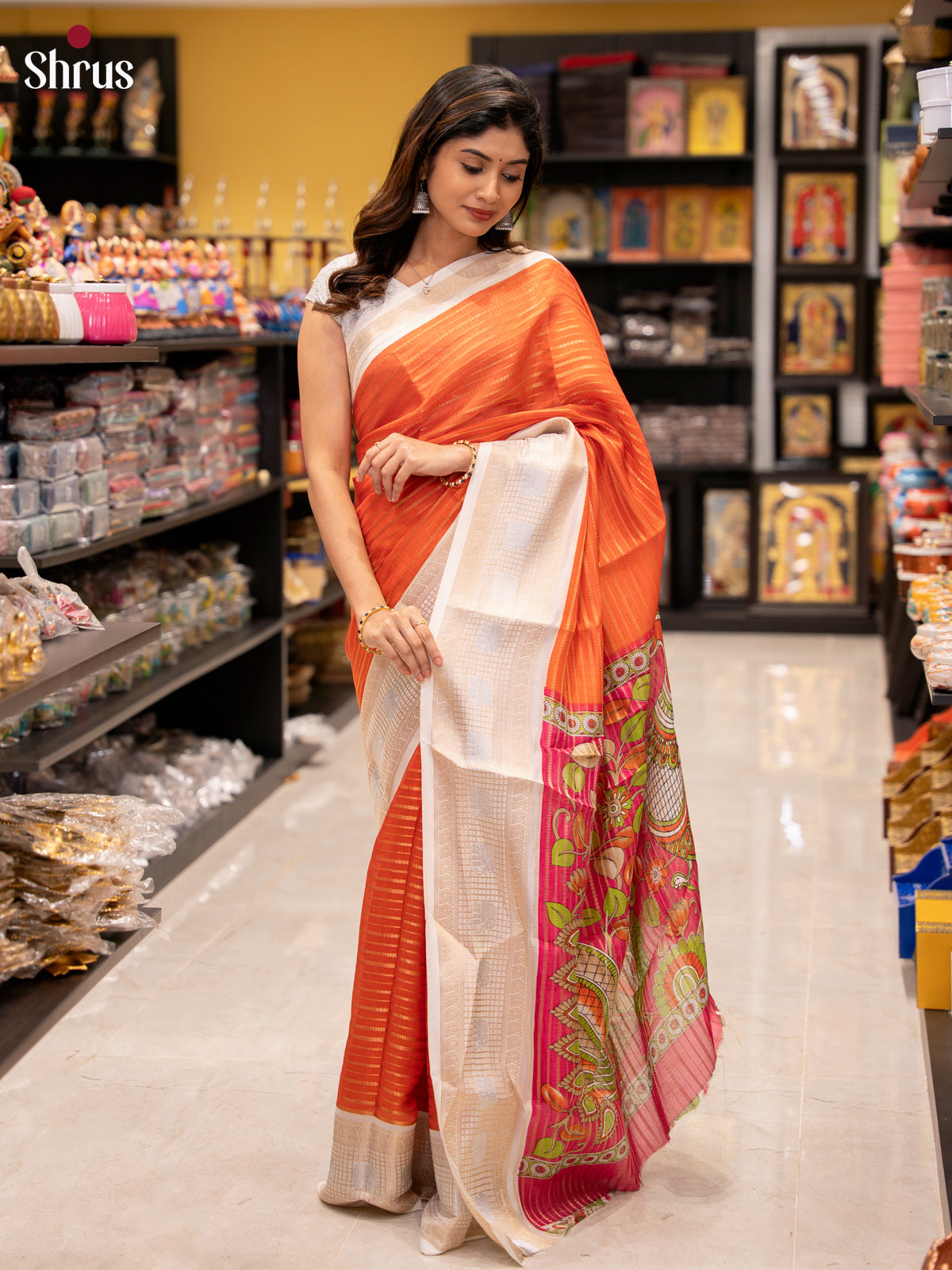 DJS22260 - Semi Mysoresilk Saree
