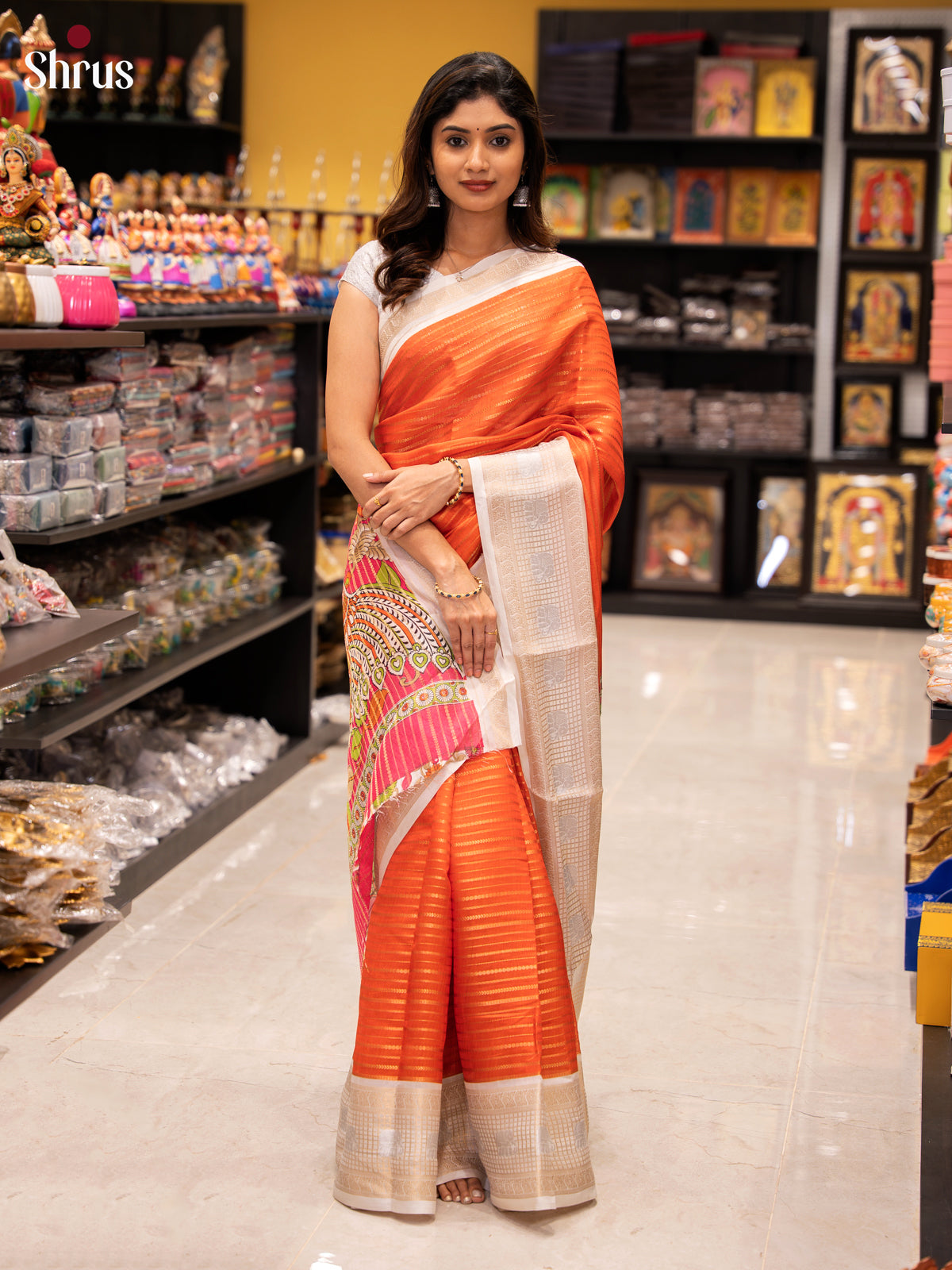 DJS22260 - Semi Mysoresilk Saree
