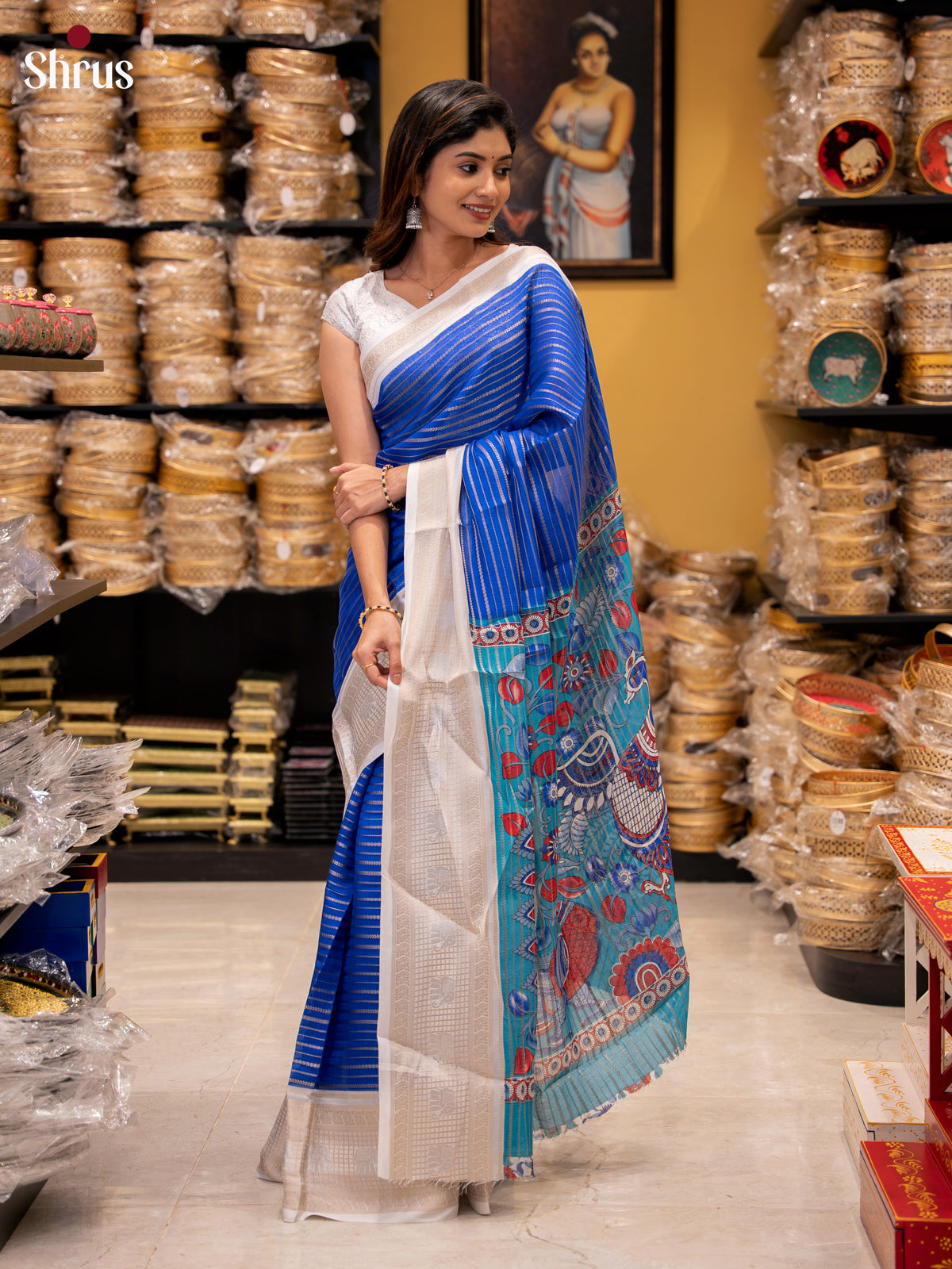 DJS22261 - Semi Mysoresilk Saree