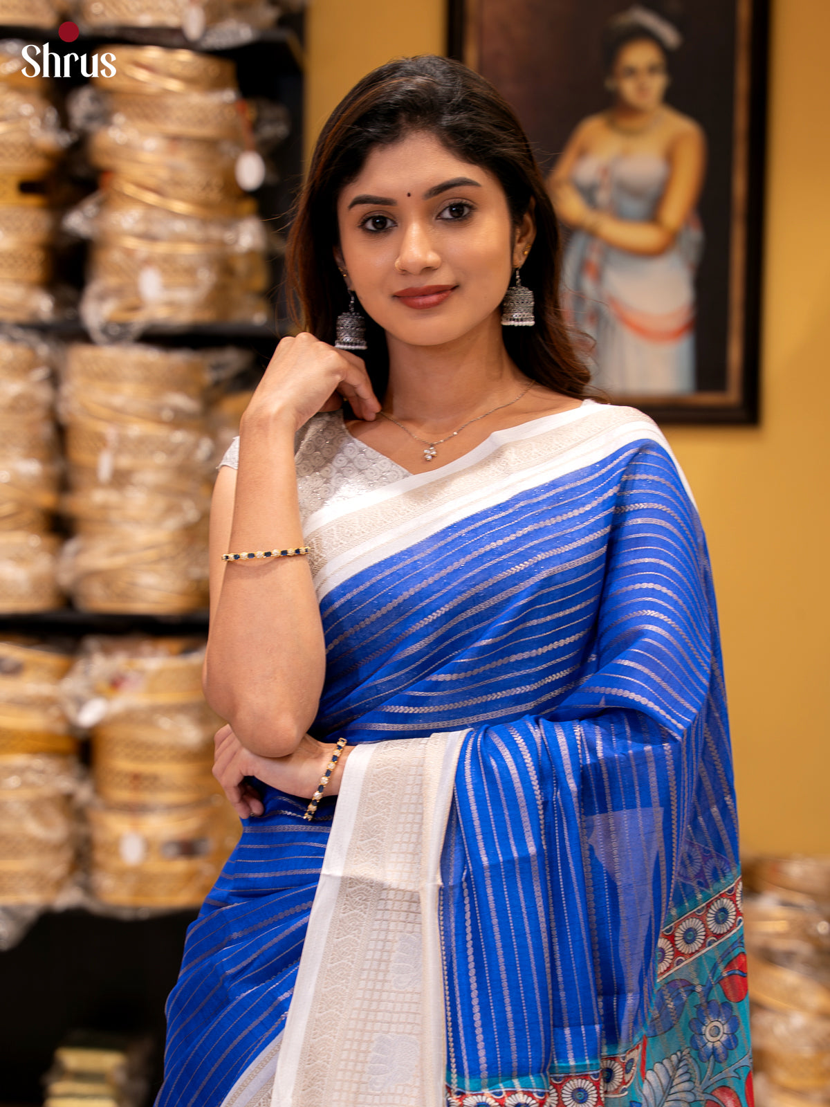 DJS22261 - Semi Mysoresilk Saree