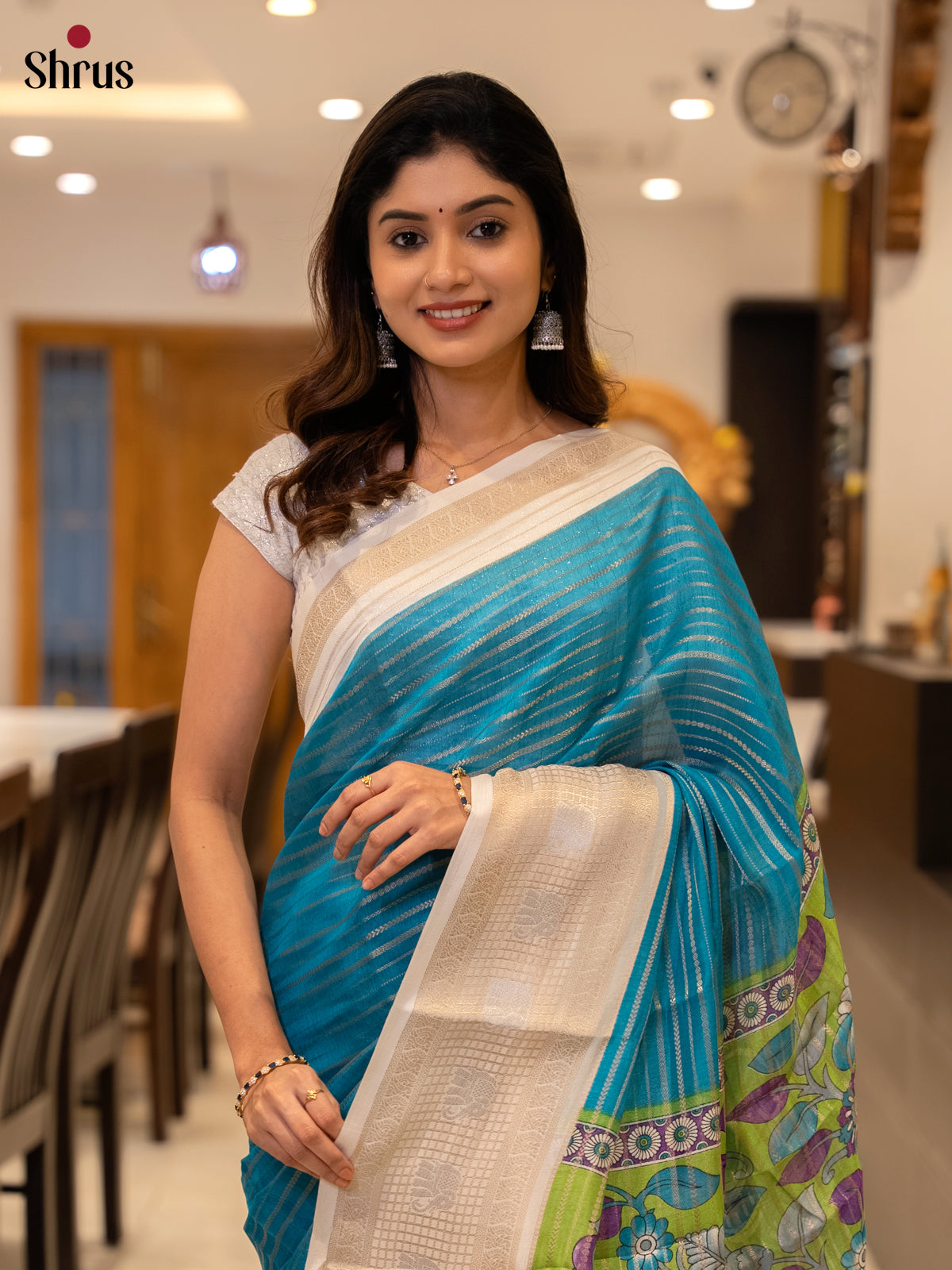 DJS22262 - Semi Mysoresilk Saree