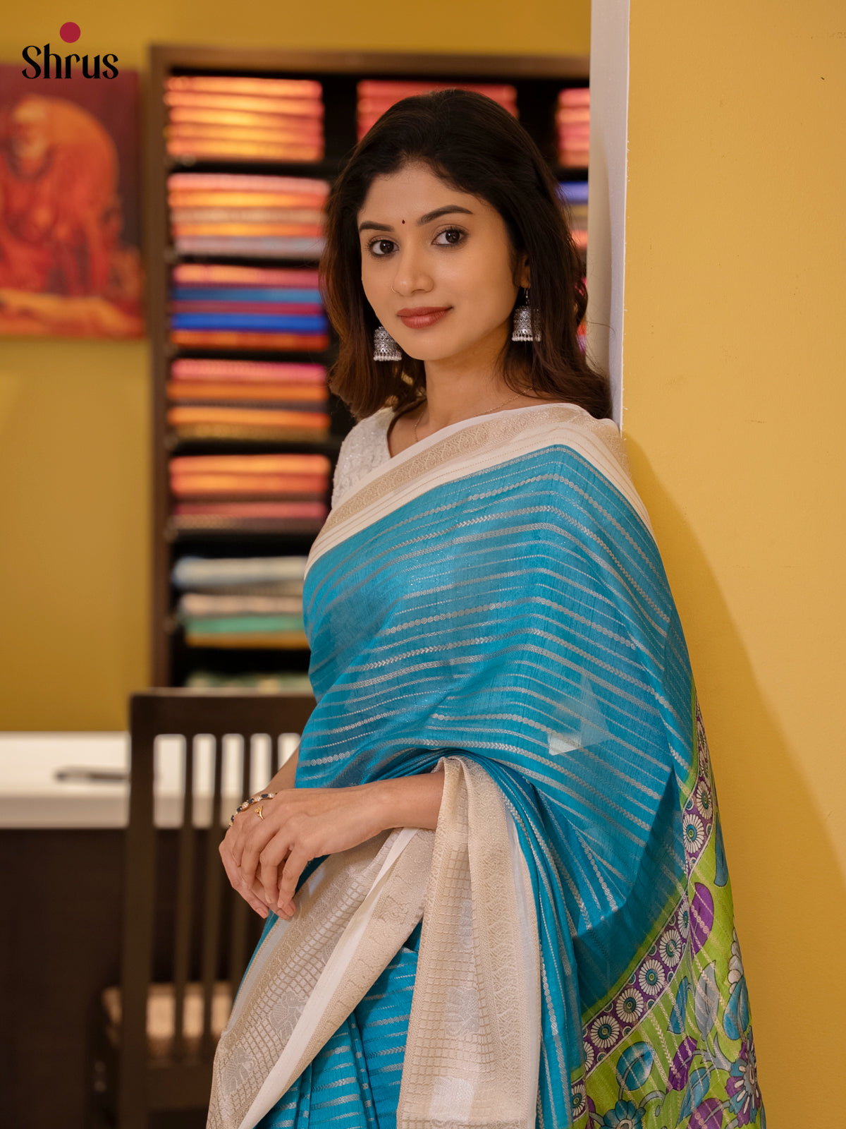 DJS22262 - Semi Mysoresilk Saree