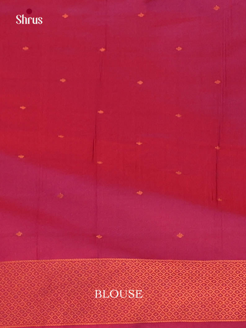 Purple - Semi Softsilk Saree