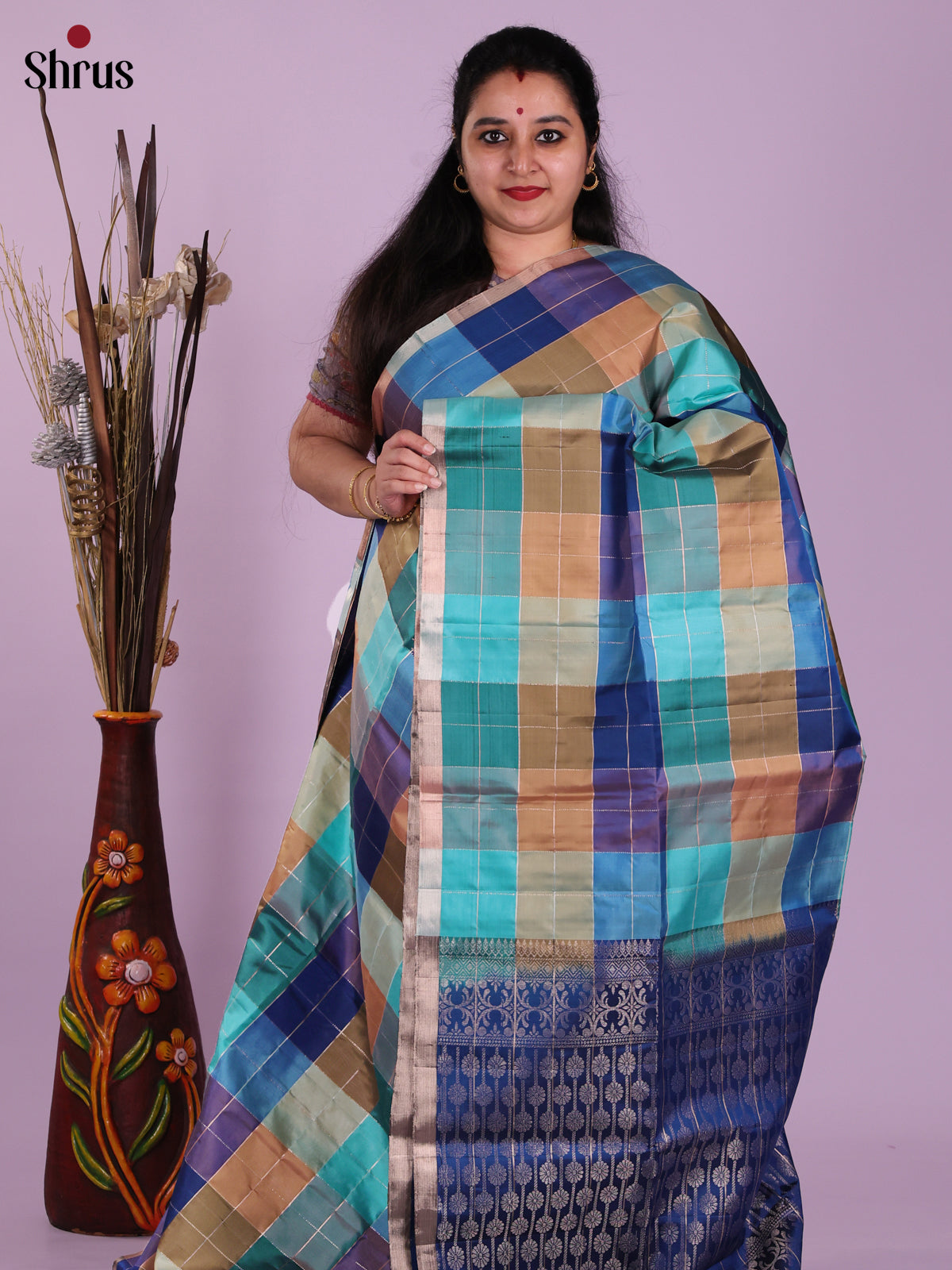 DJS23001 - Soft Silk (HR) Saree - Shop on Shrus.com