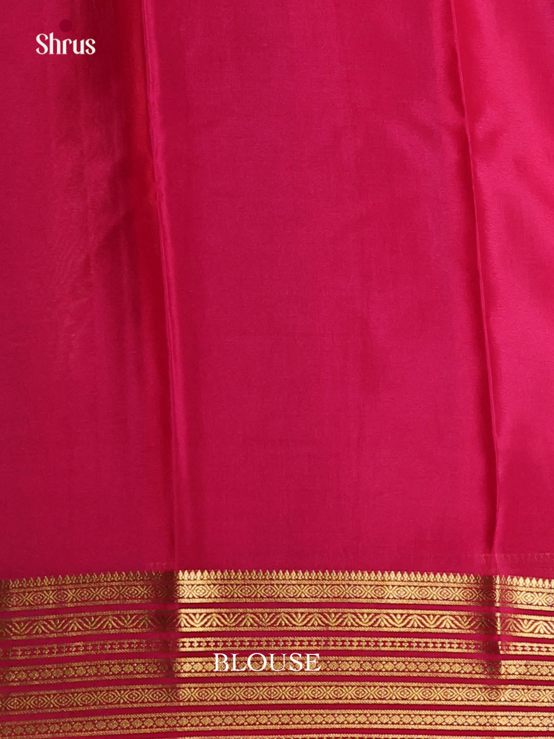 green red Mysore Silk Saree 