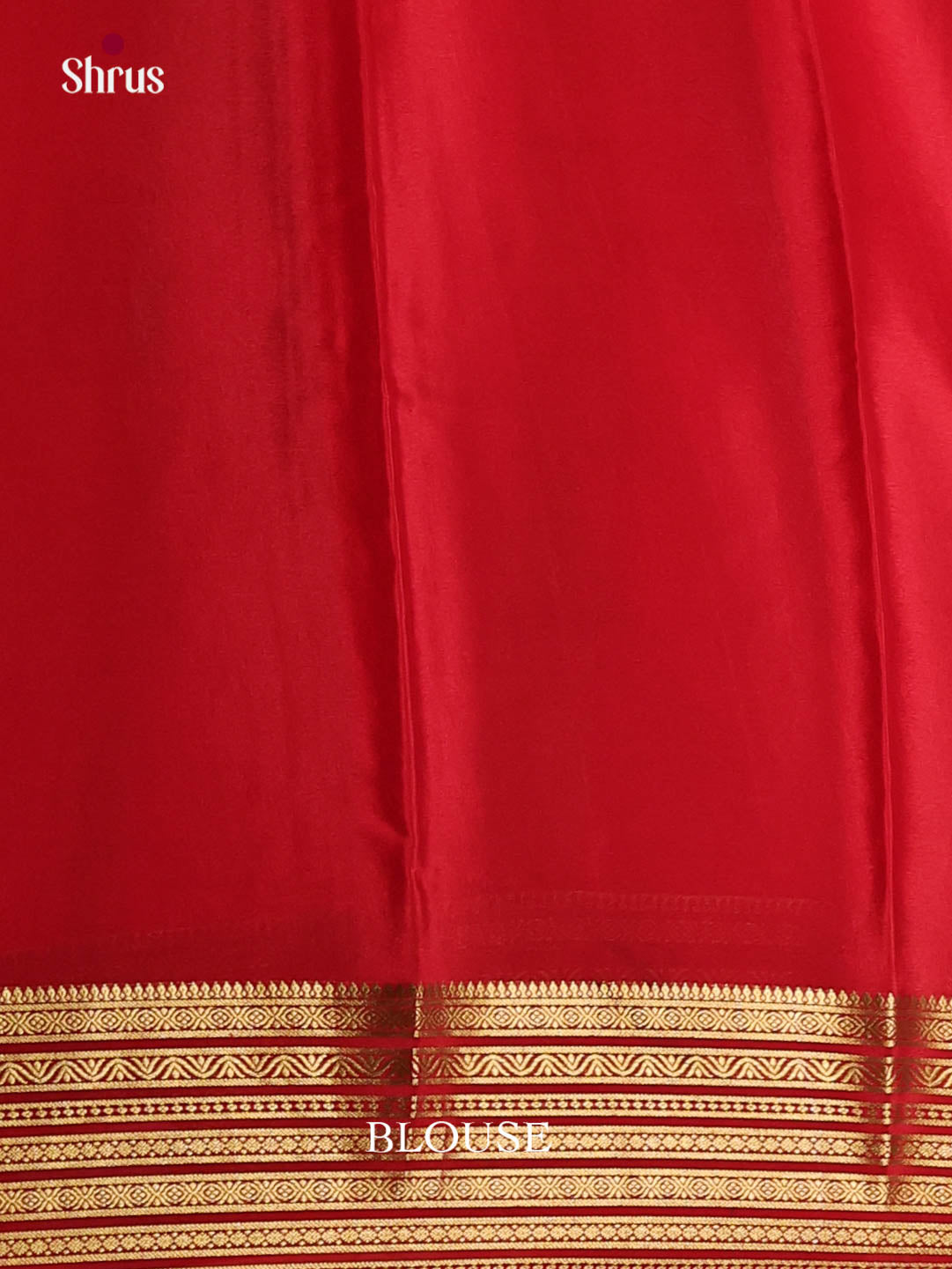 classic brown red Mysore Silk Saree 1