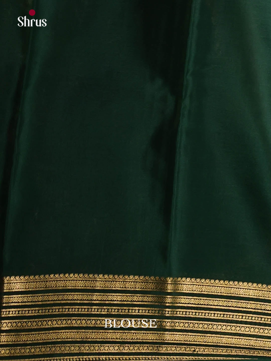 orange green Mysore Silk Saree 1