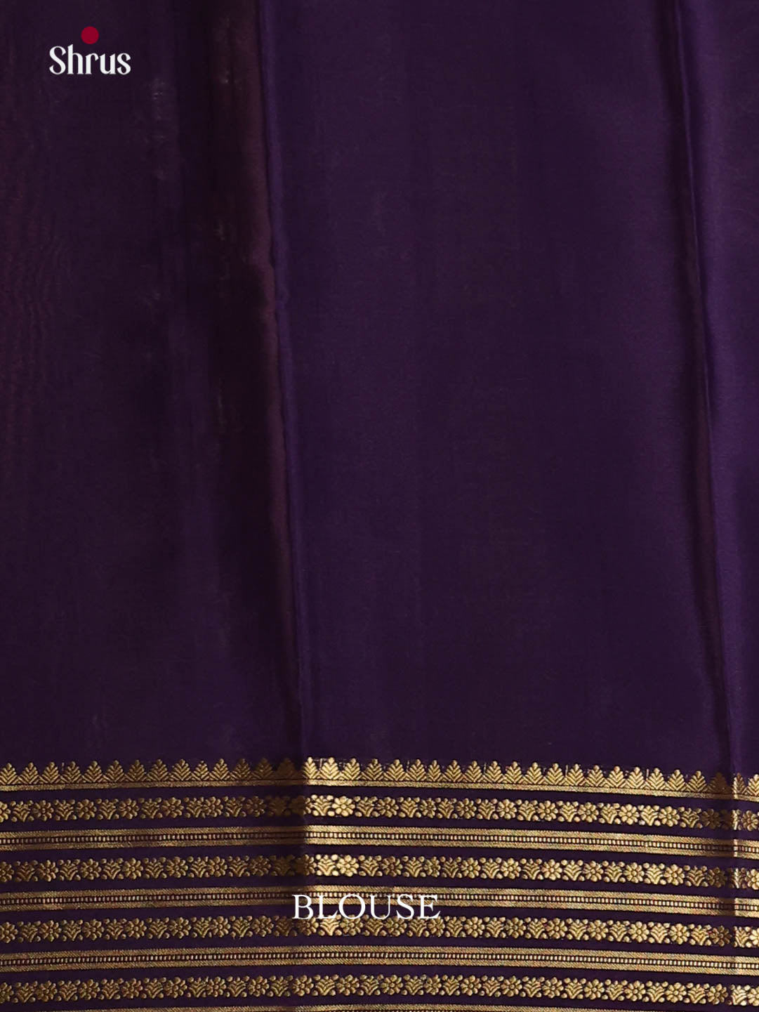 elegant lavender blue Mysore Silk Saree 1