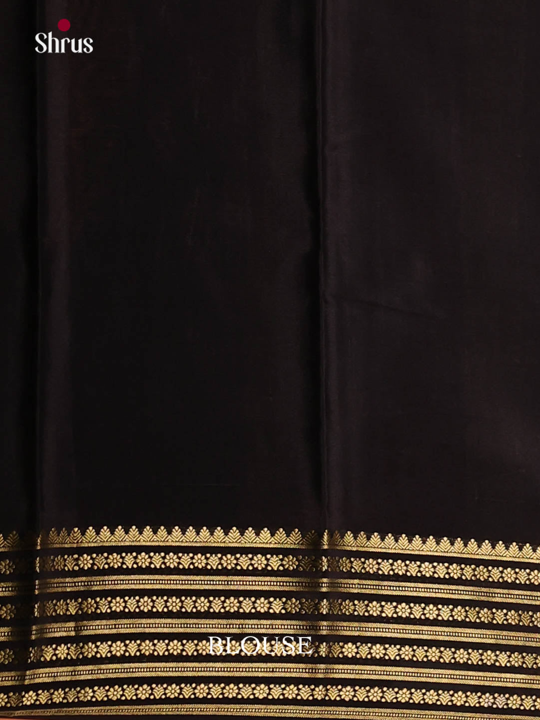 red black Mysore Silk Saree 1