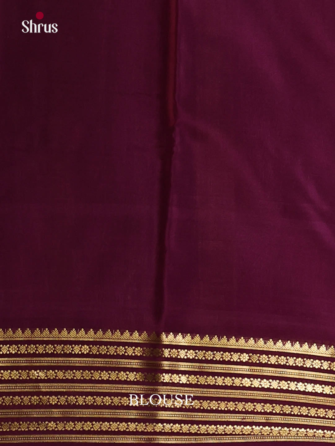 grey marron Mysore Silk Saree 1