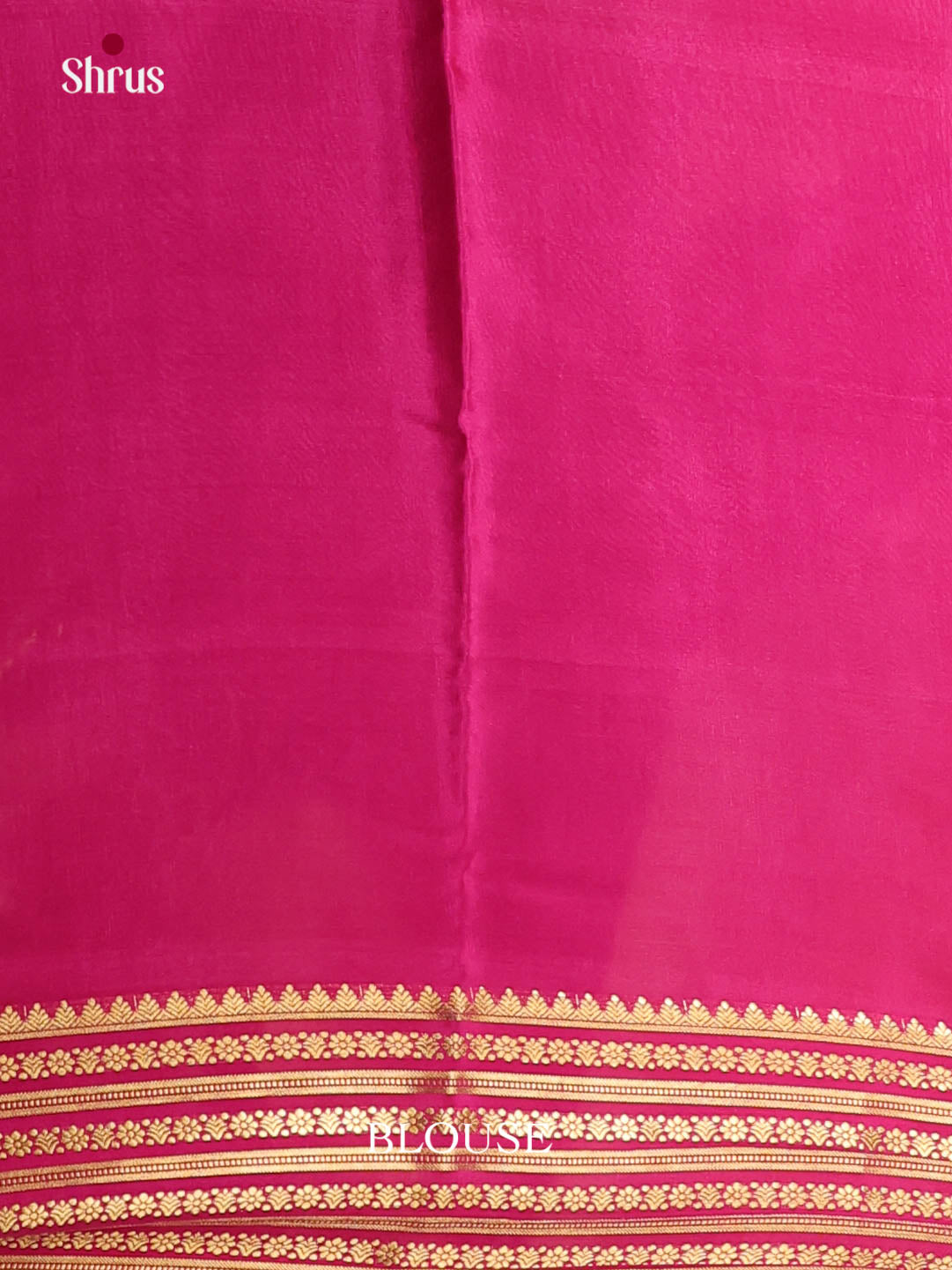 orange red Mysore Silk Saree 1