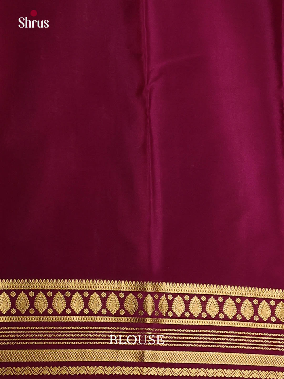 light green marron Mysore Silk Saree 1