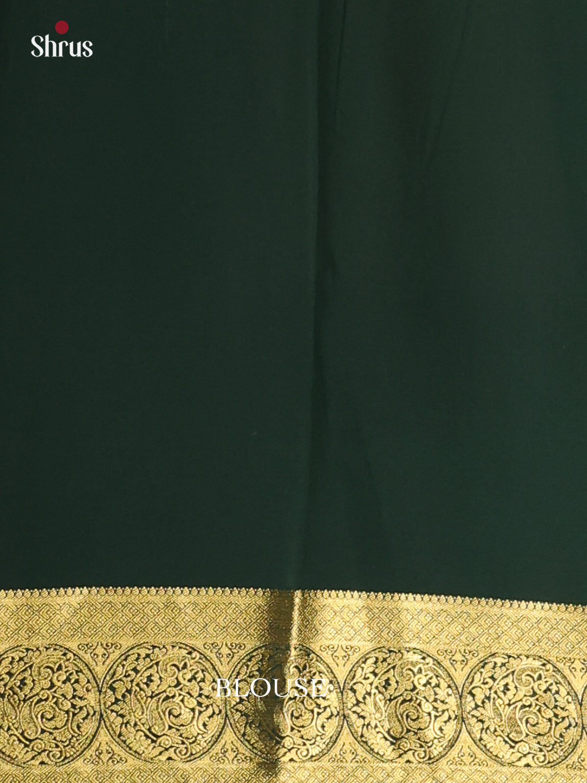 Orange & Green - Semi Mysoresilk Saree