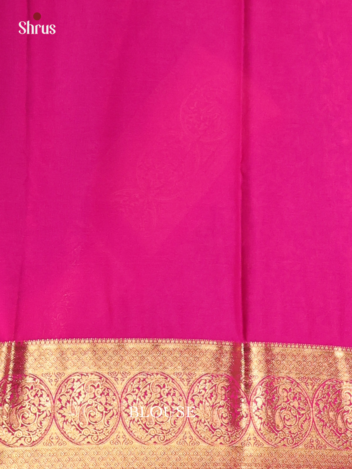 Purple & Pink - Semi Mysoresilk Saree - Shop on Shrus.com