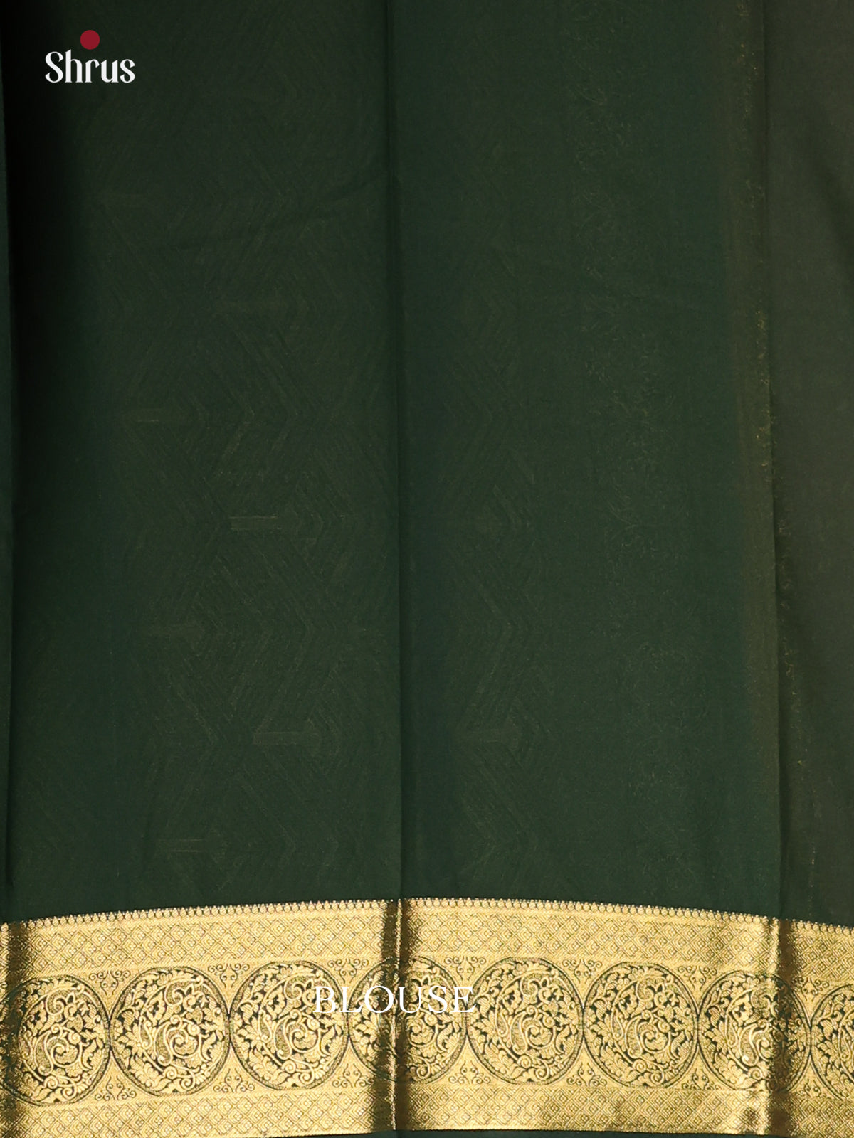 Orange & Green- Semi Mysoresilk Saree