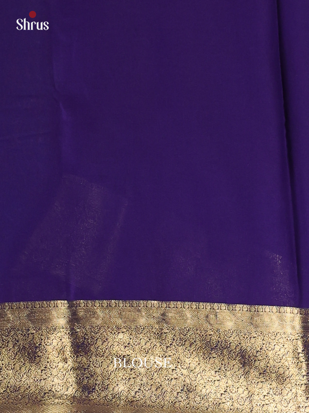Light Blue & Blue - Semi Mysoresilk Saree - Shop on Shrus.com