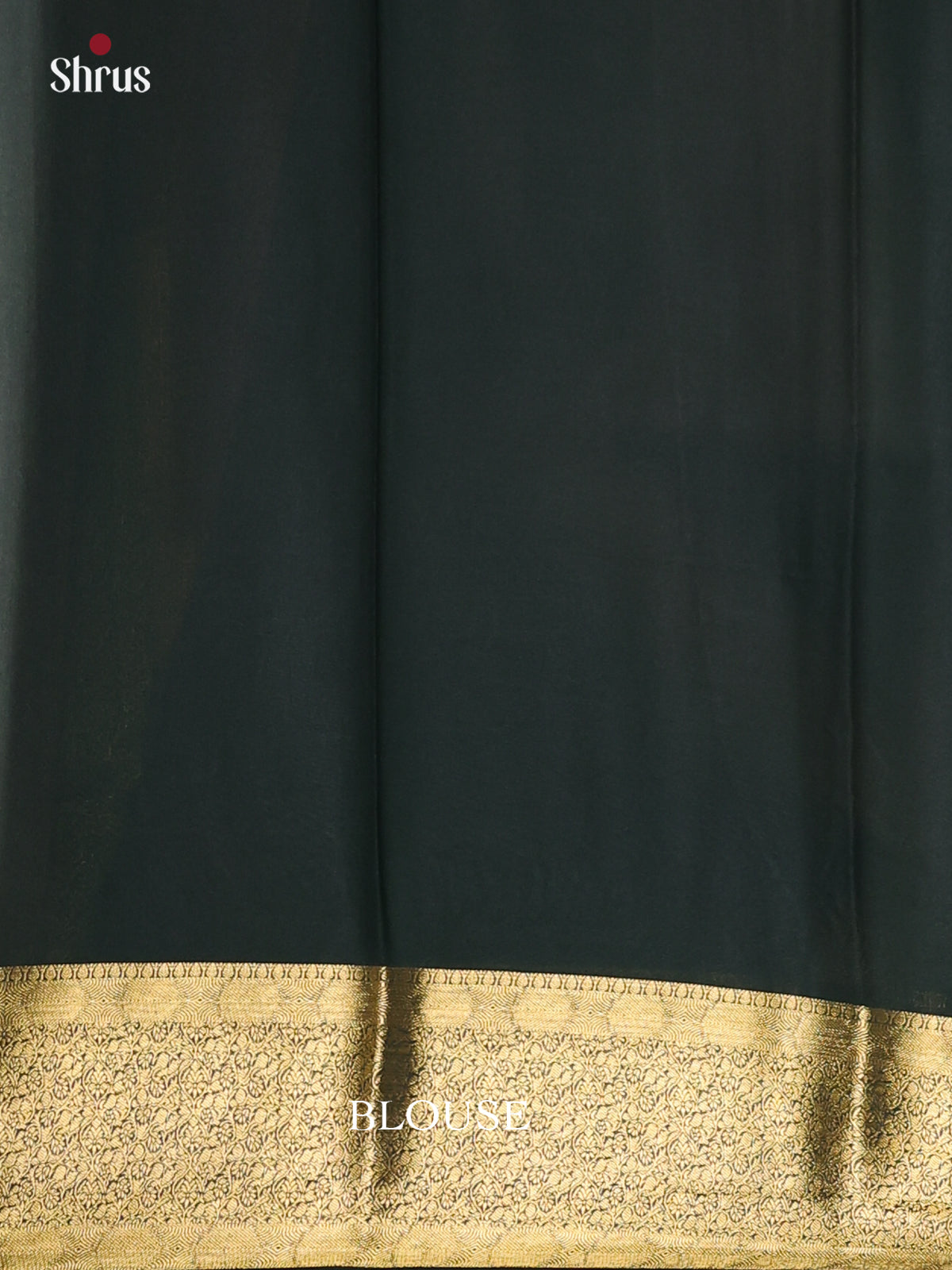 Orange & Green - Semi Mysoresilk Saree