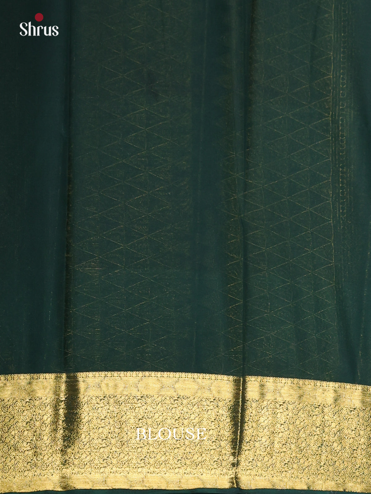 Orange & Green - Semi Mysoresilk Saree - Shop on Shrus.com