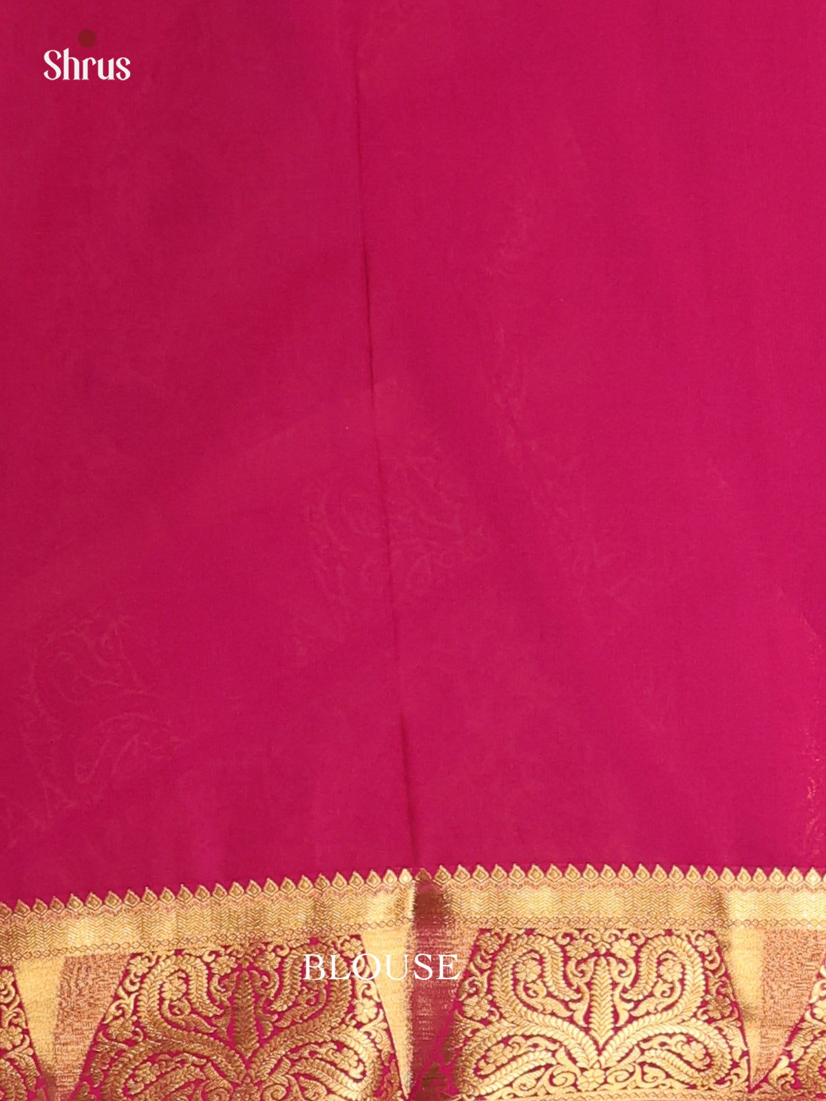 Beige & Maroon- Semi Mysoresilk Saree - Shop on Shrus.com