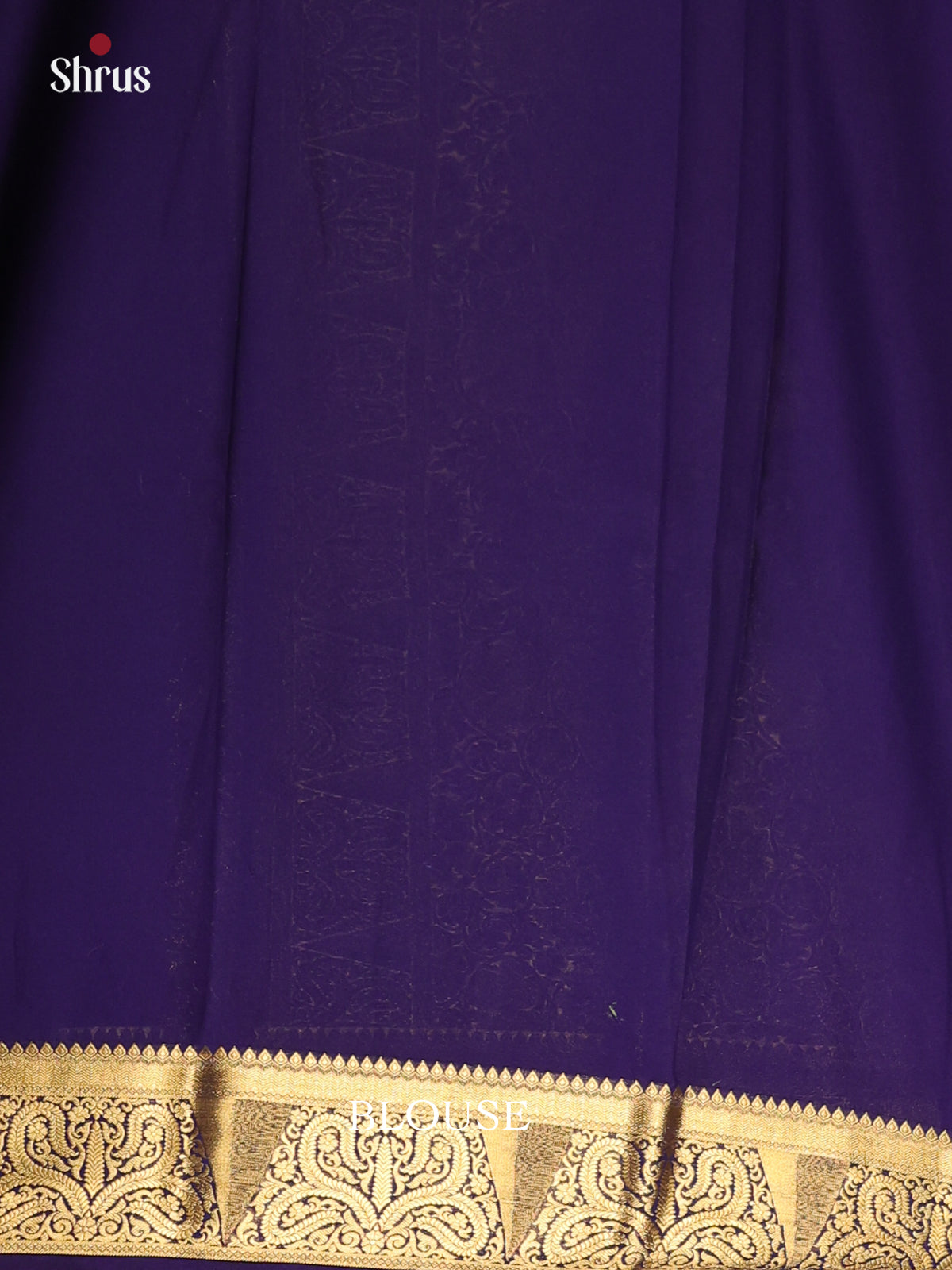 Green & Blue - Semi Mysoresilk Saree