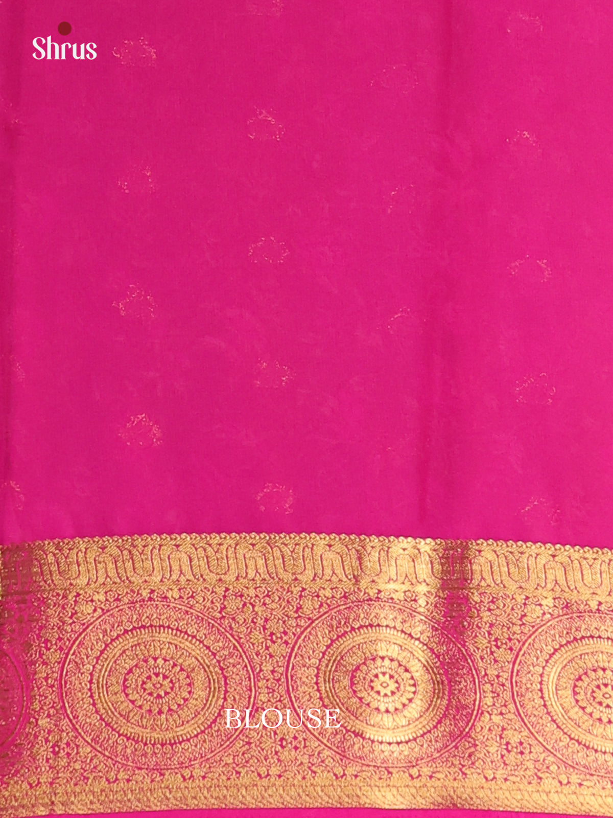 Green & Pink - Semi Mysoresilk Saree - Shop on Shrus.com