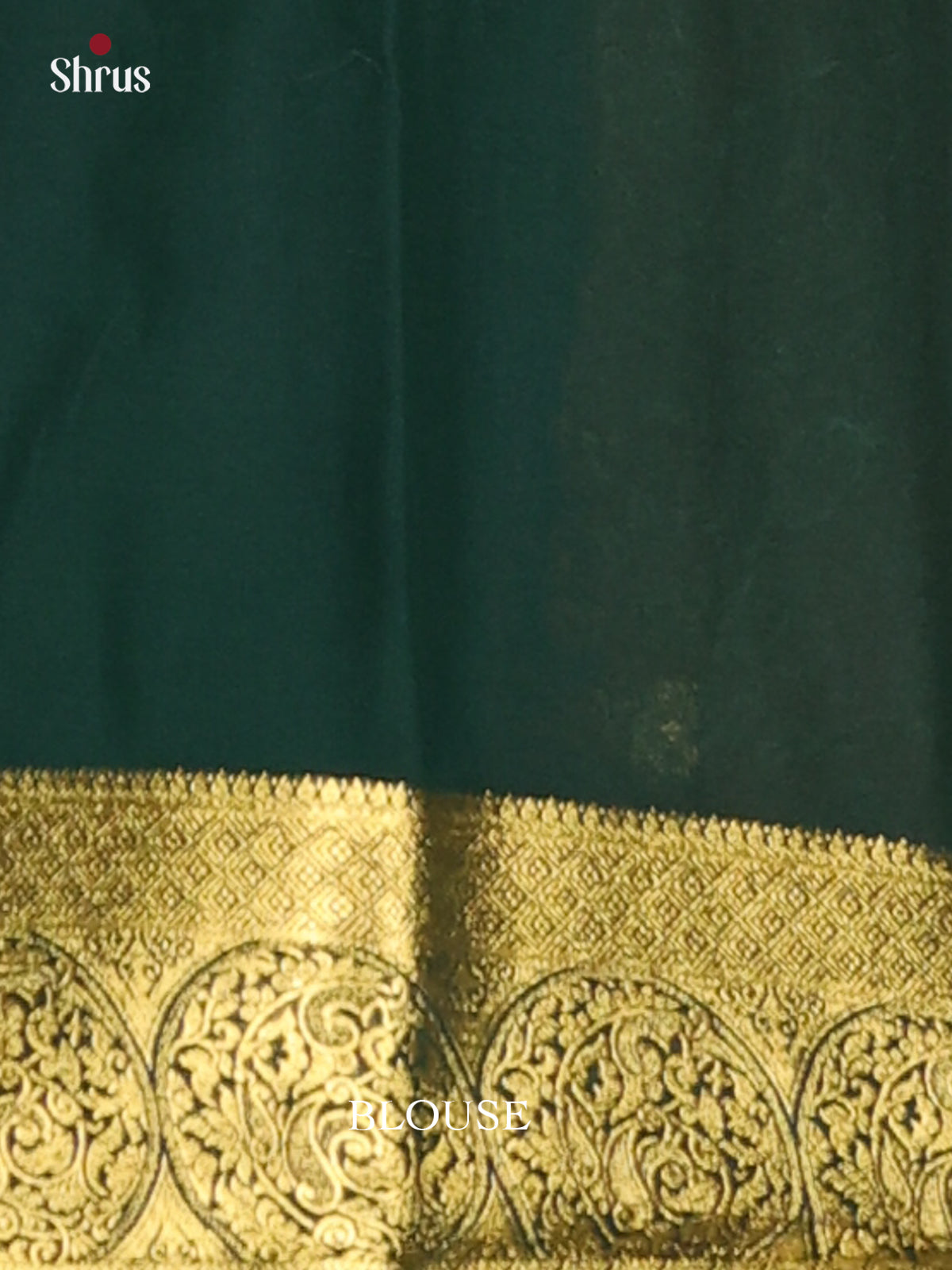 orange & Green - Semi Mysoresilk Saree