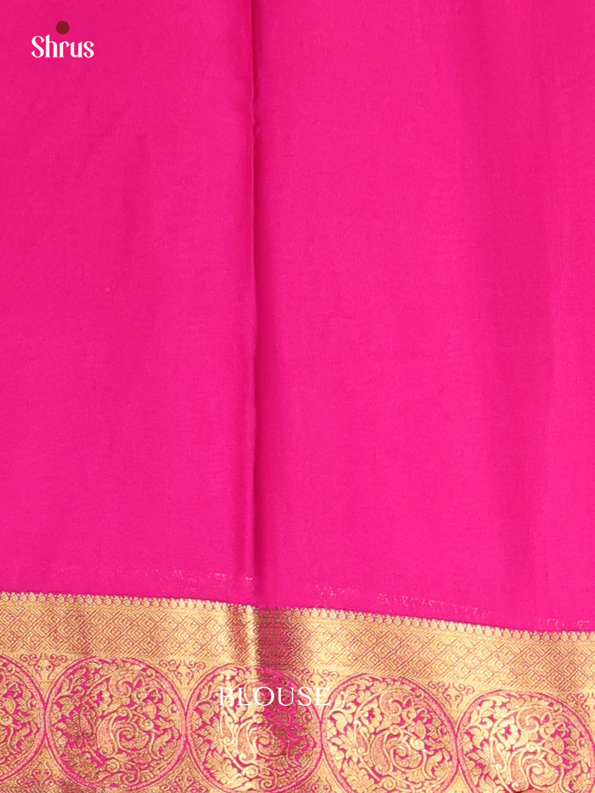 Orange  & Pink - Semi Mysoresilk Saree - Shop on Shrus.com