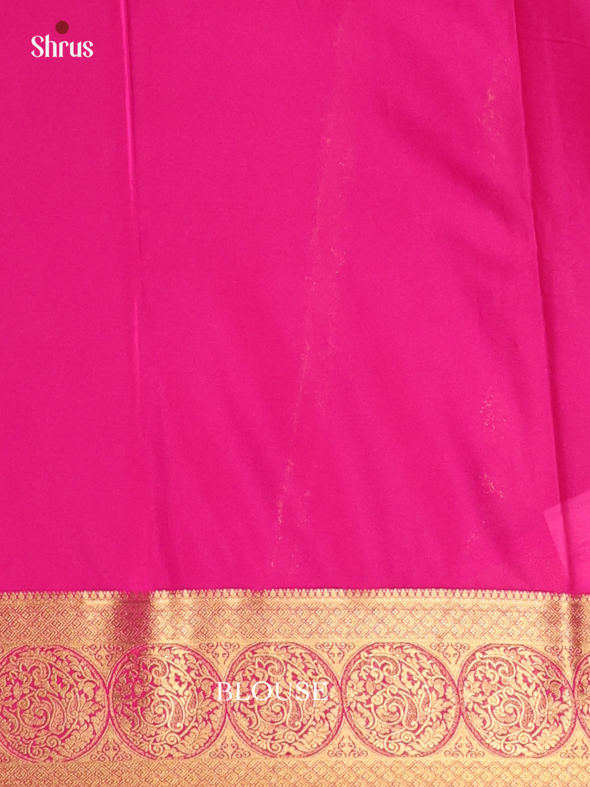 Orange & Pink - Semi Mysoresilk Saree - Shop on Shrus.com