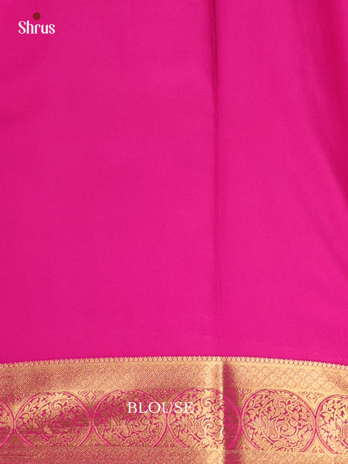 Green & Pink - Semi Mysoresilk Saree - Shop on Shrus.com