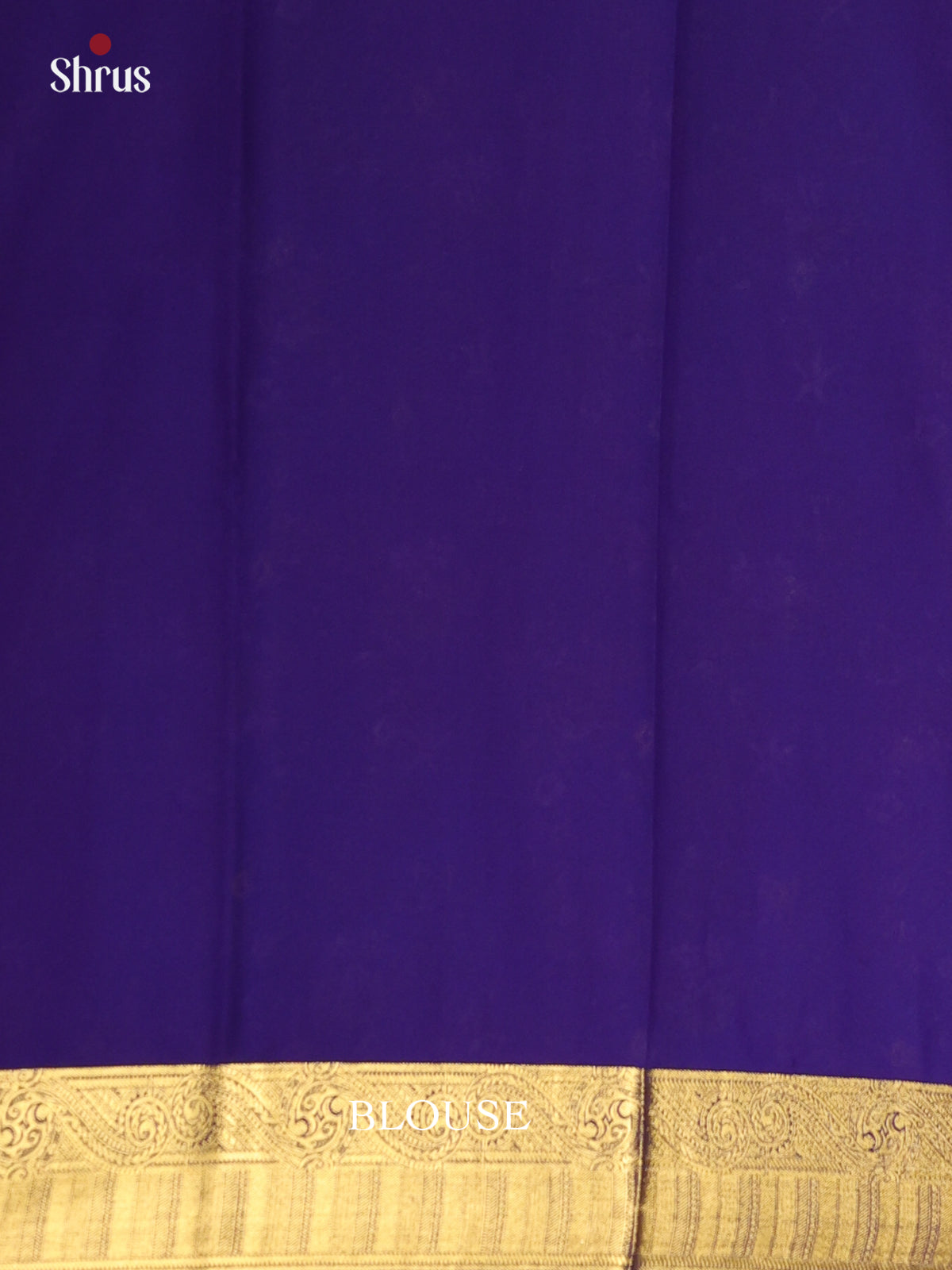 Teal & Blue - Semi Mysoresilk Saree