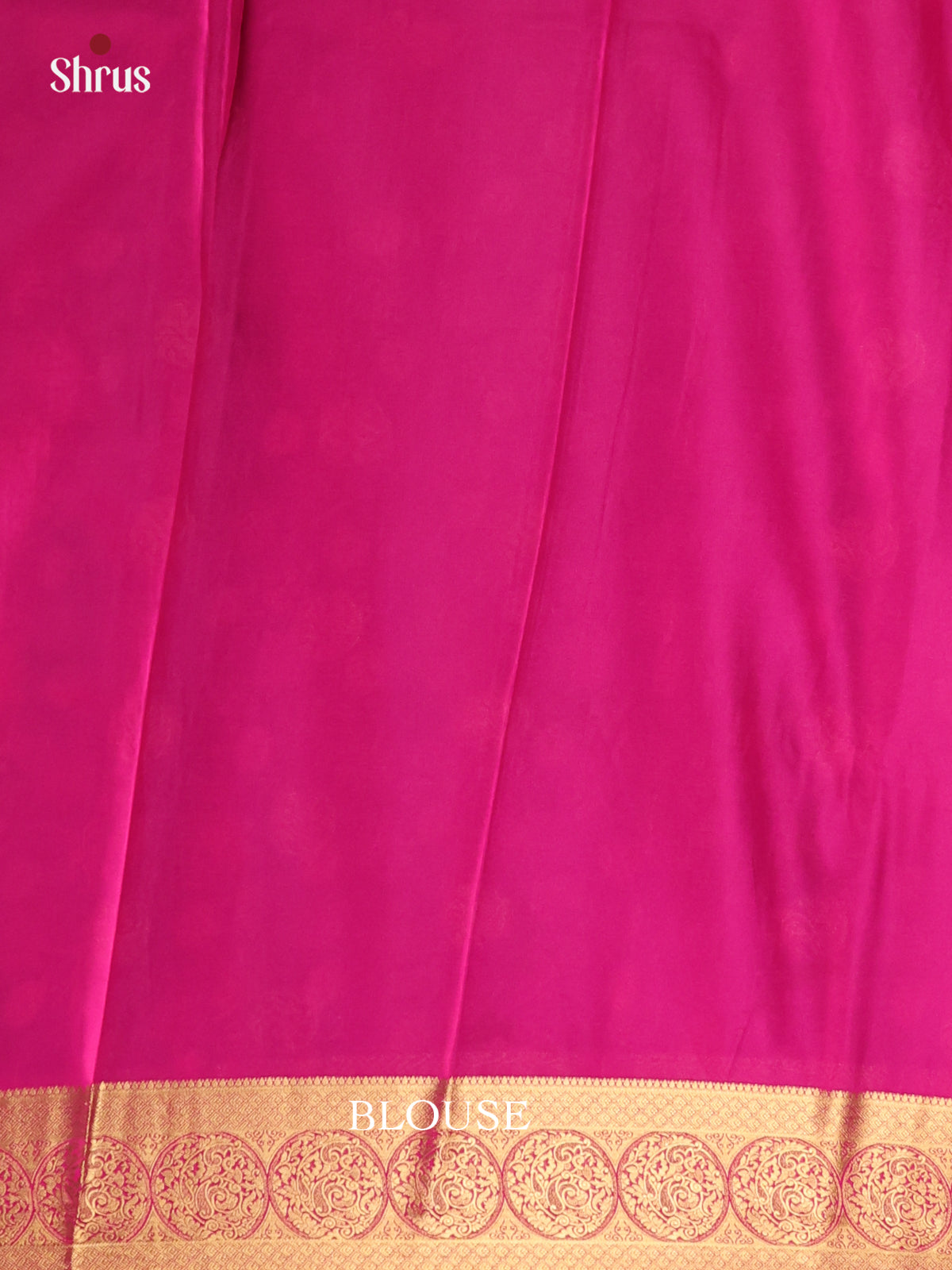 Blue & Purple - Semi Mysoresilk Saree