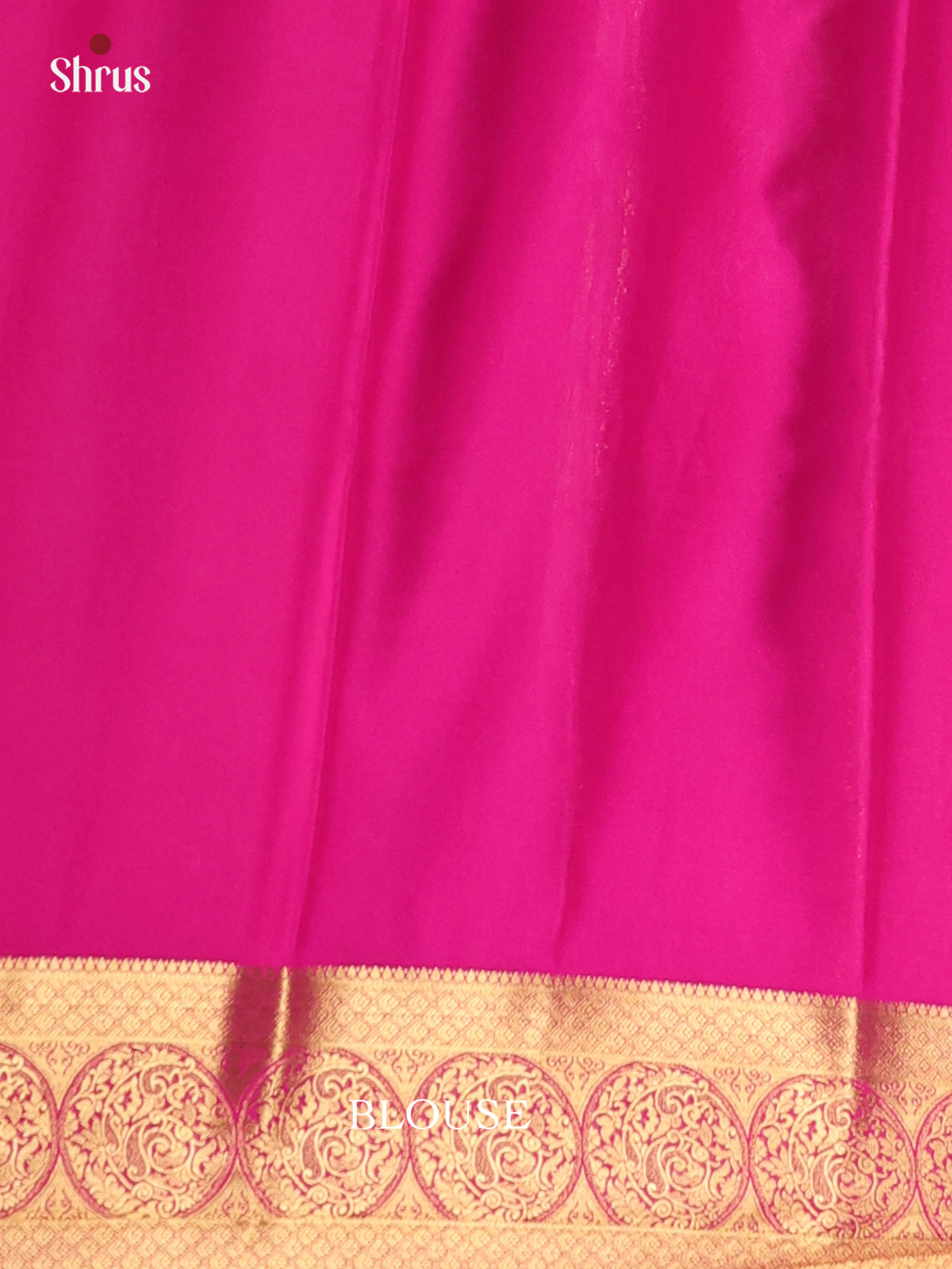 Green & Pink - Semi Mysoresilk Saree