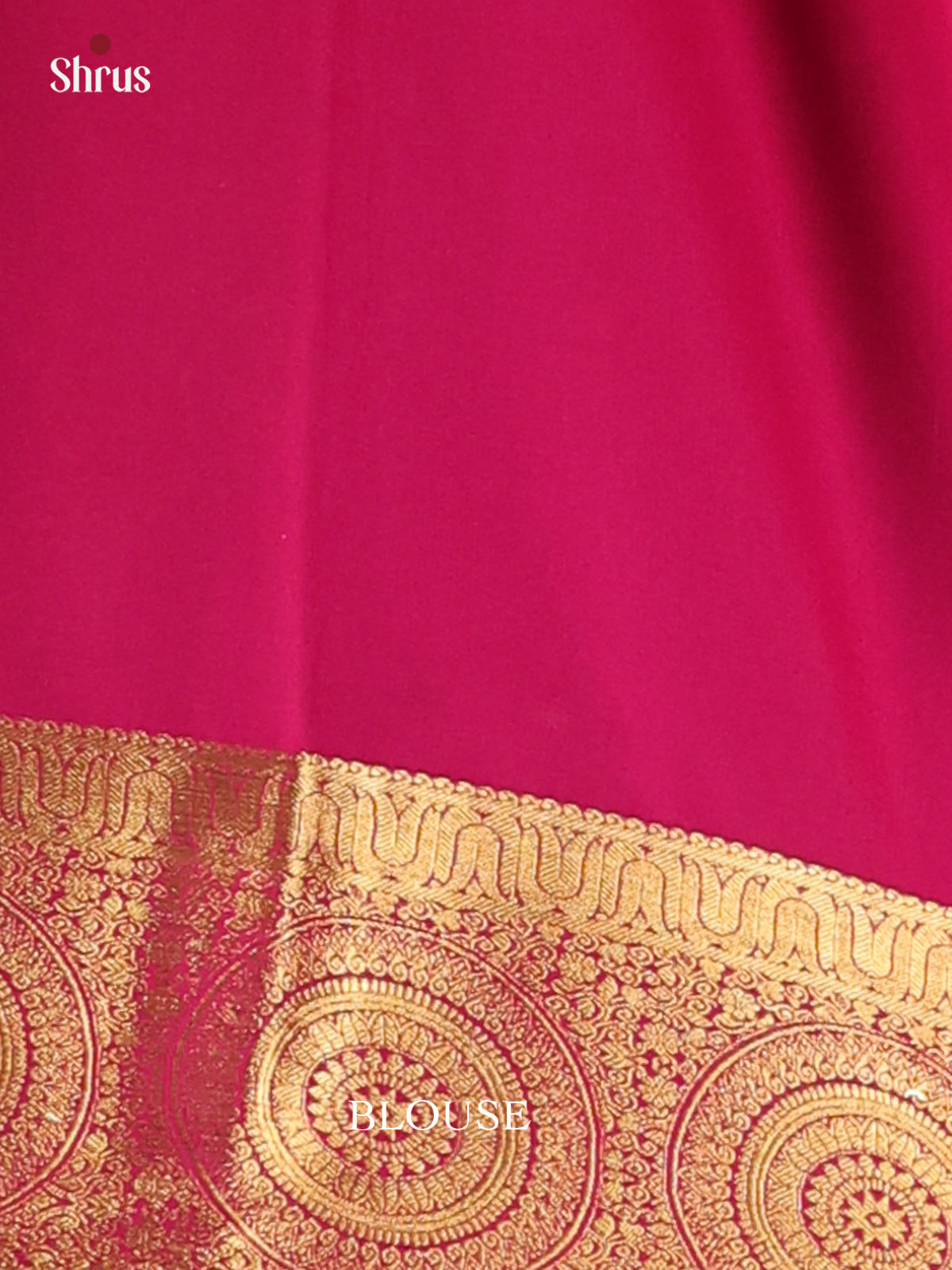 Sandal & Purple - Semi Mysoresilk Saree