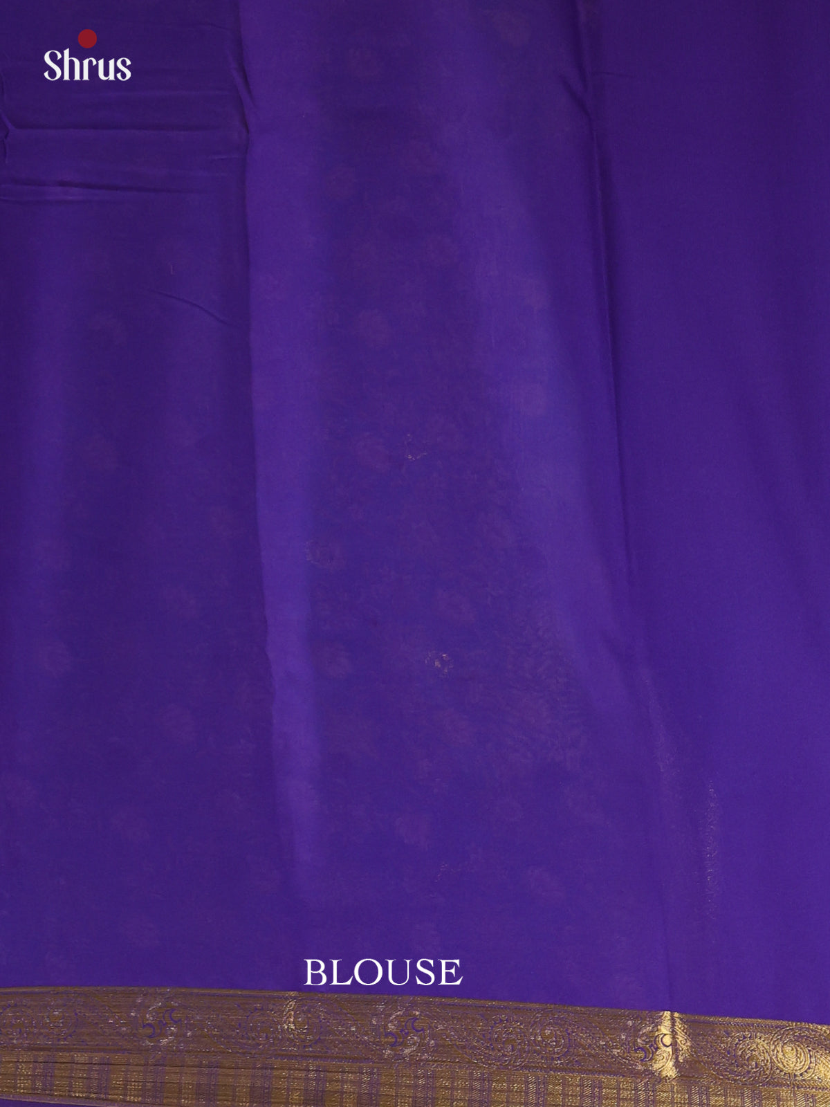 Teal & Blue - Semi Mysoresilk Saree