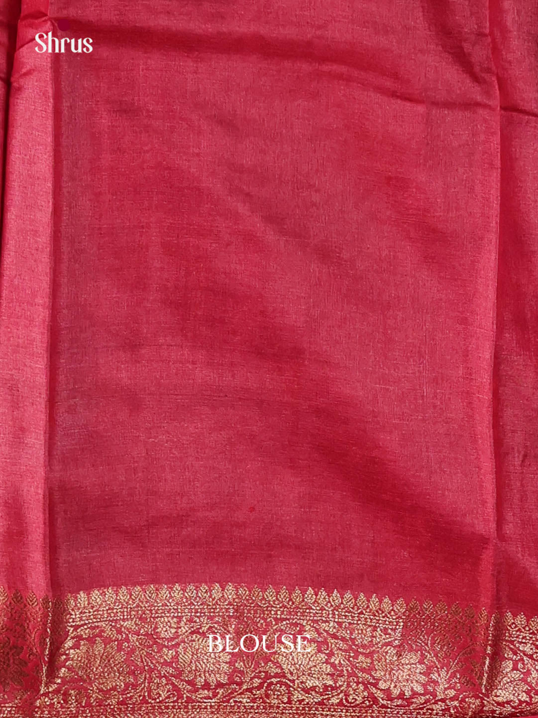 Majestic Violet Tussar Silk Saree with Floral Vines & Red Zari Pallu