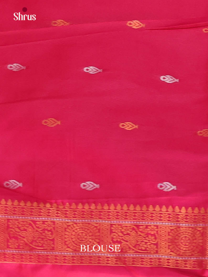 Purple & Pink- Semi Softsilk Saree