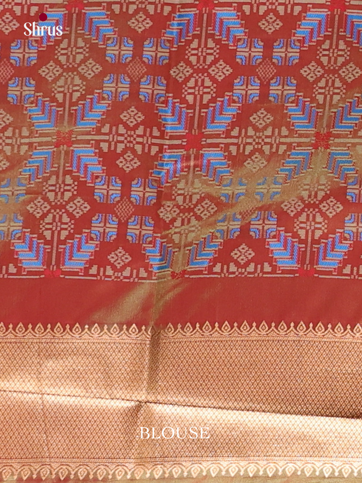 Green & Brick - Semi Softsilk Saree