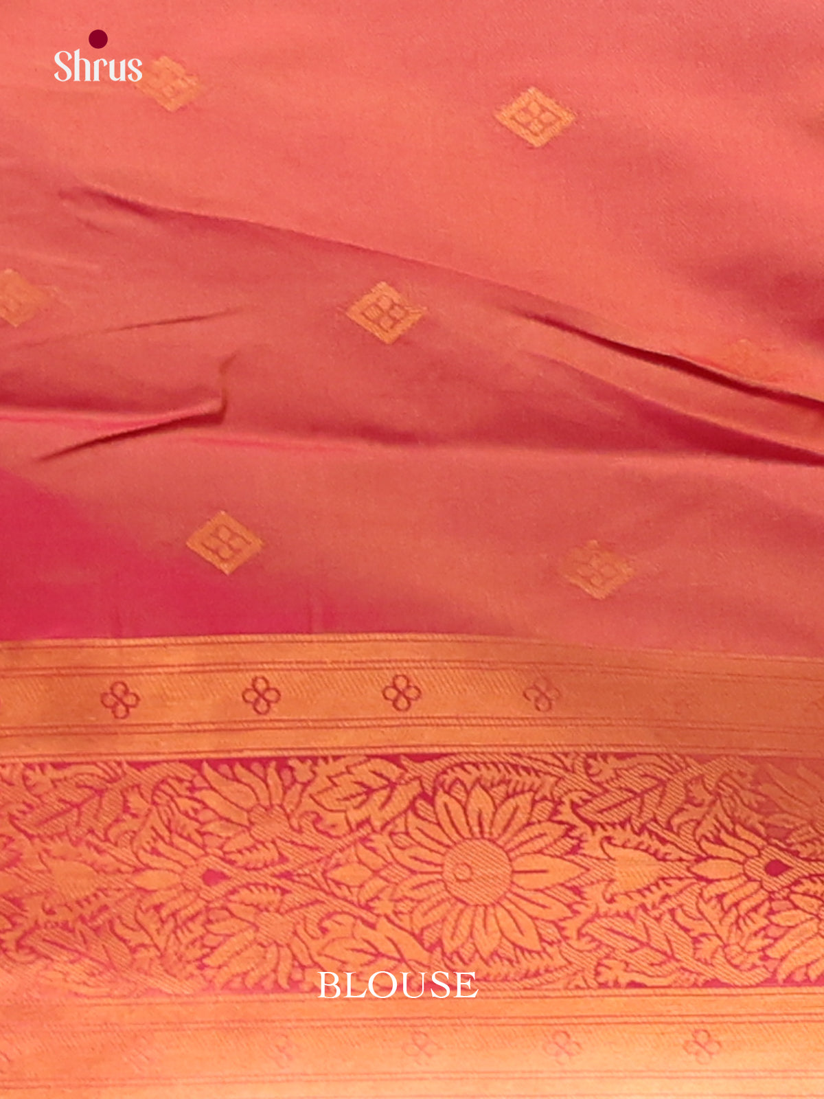 Light Green & Orange - Semi Softsilk Saree