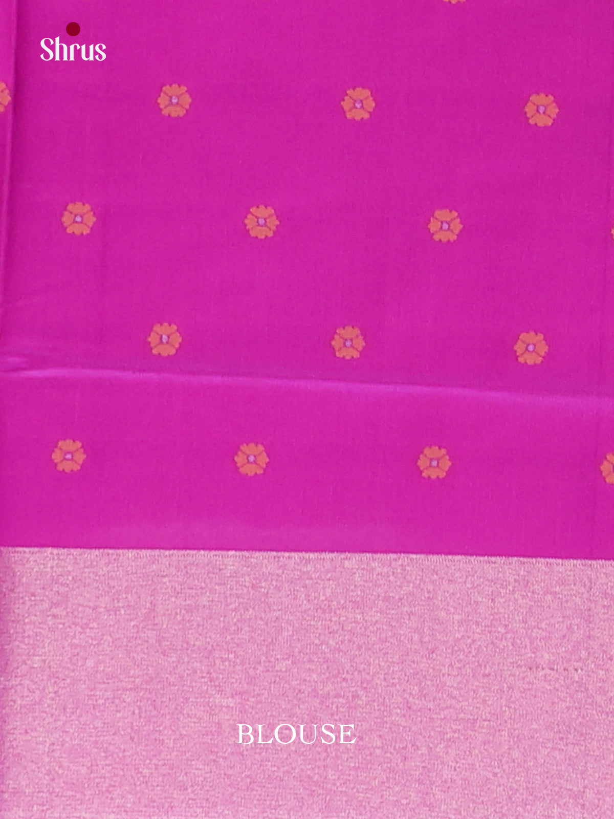 Blue & Purple - Semi Softsilk Saree