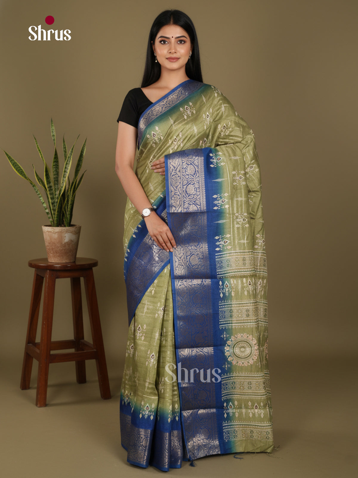DJS24017 - Semi Dola silk Saree