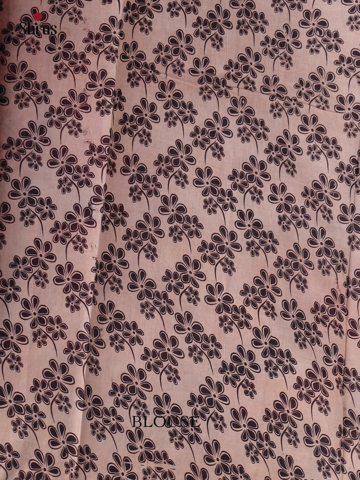 black & Orange - kalamkari-cotton Saree