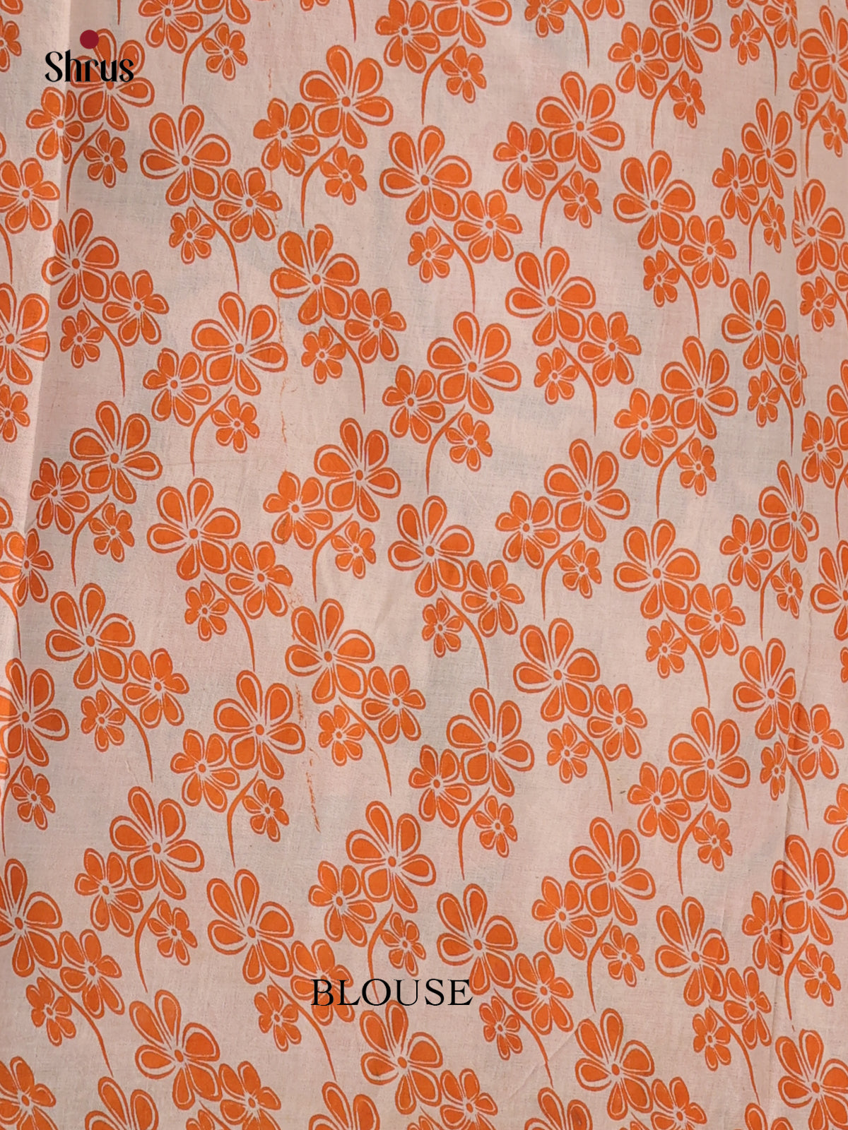 Orange & Green - kalamkari-cotton Saree