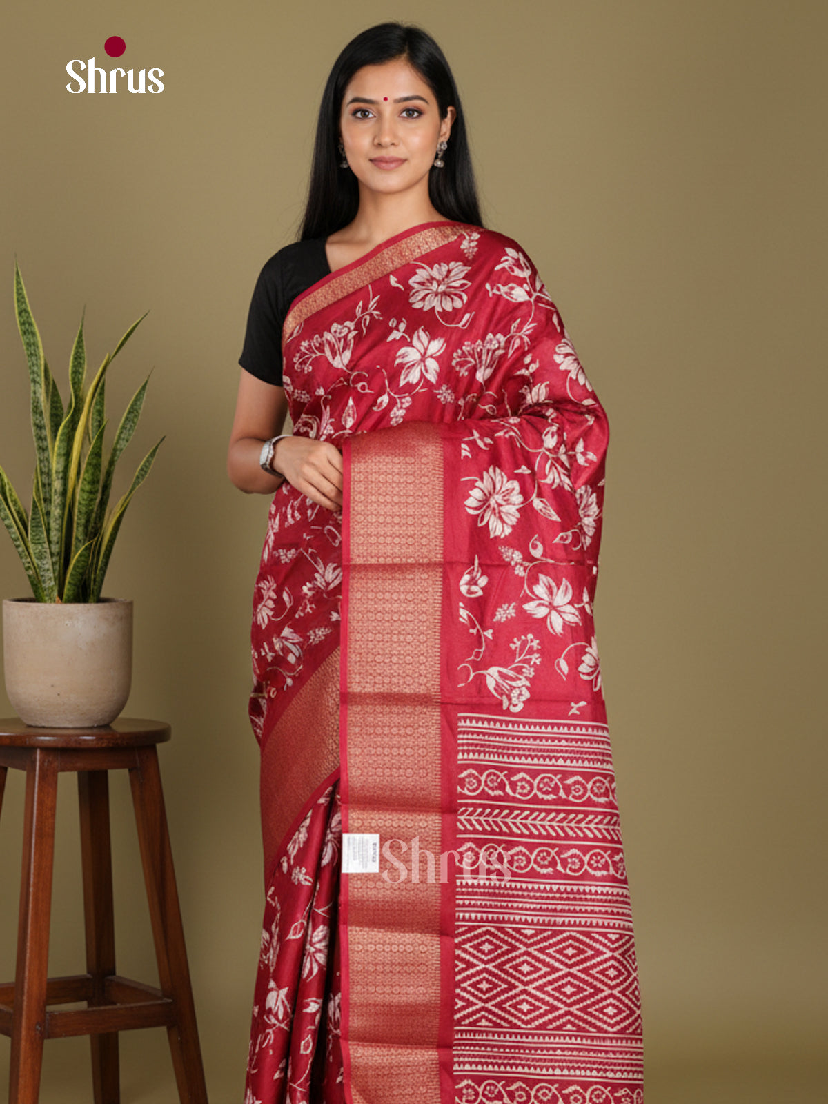DJS24149 - Semi Crepe Saree