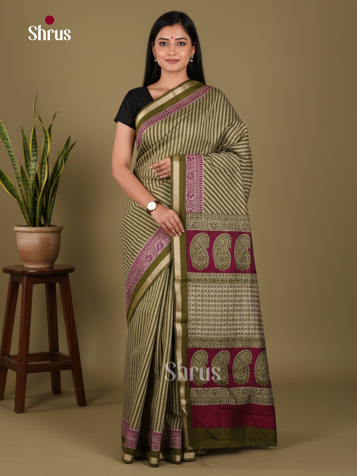 DJS24169 - Art Modal Saree - Shop on Shrus.com