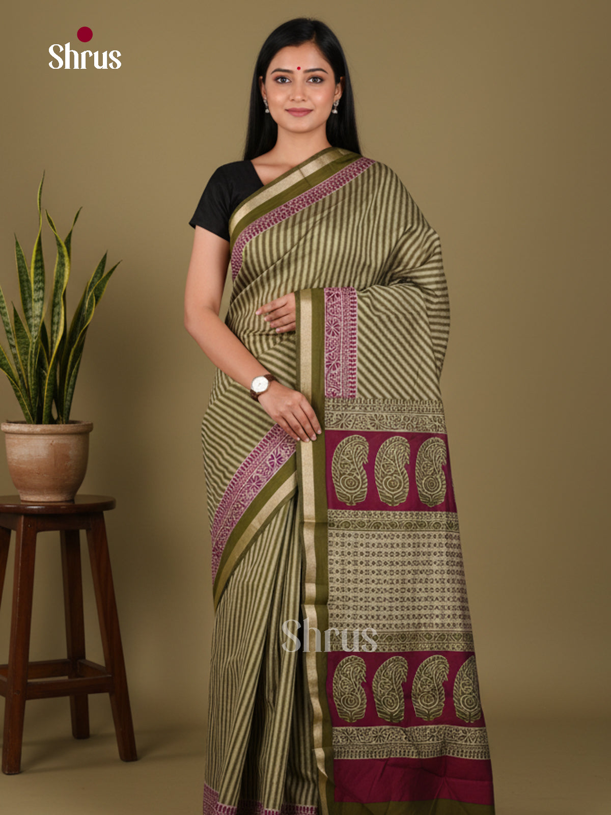 DJS24169 - Art Modal Saree - Shop on Shrus.com