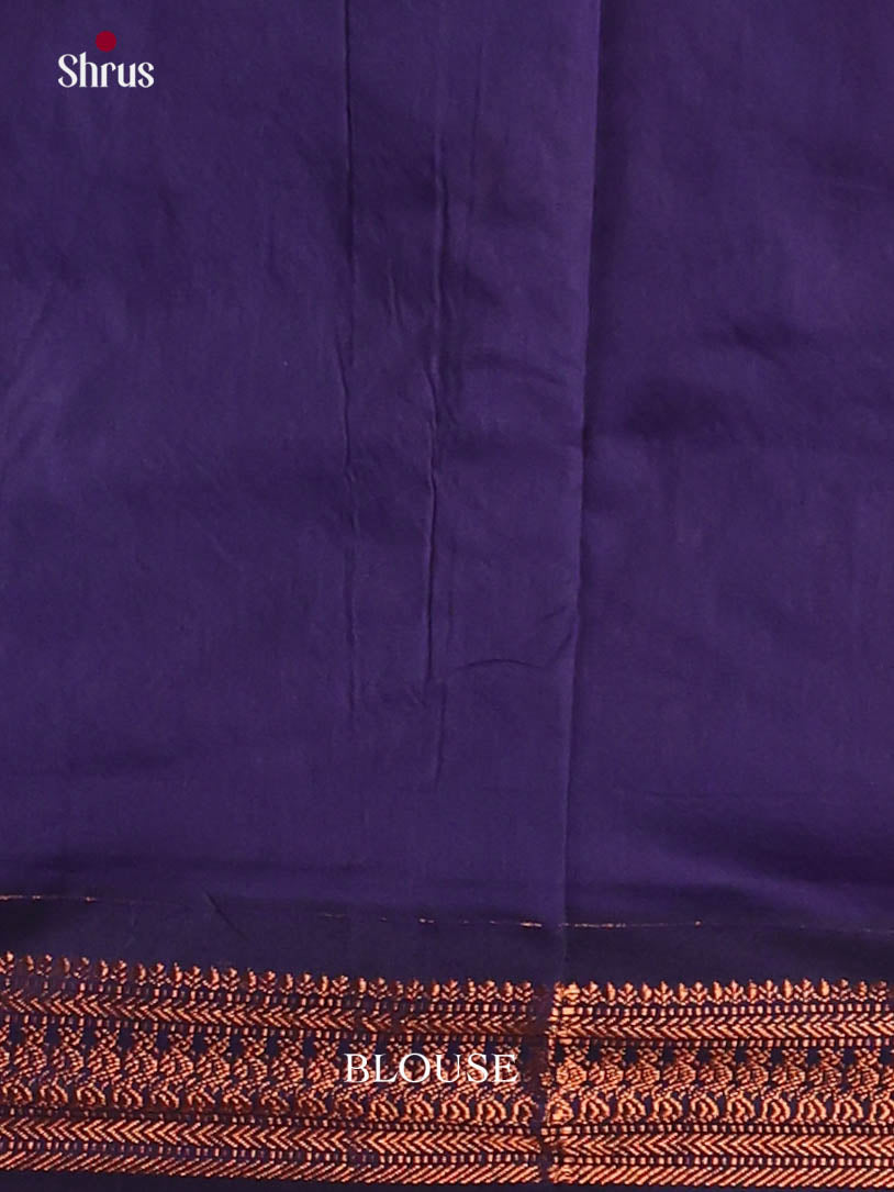 Mustard & Blue - Kalyani Cotton Saree