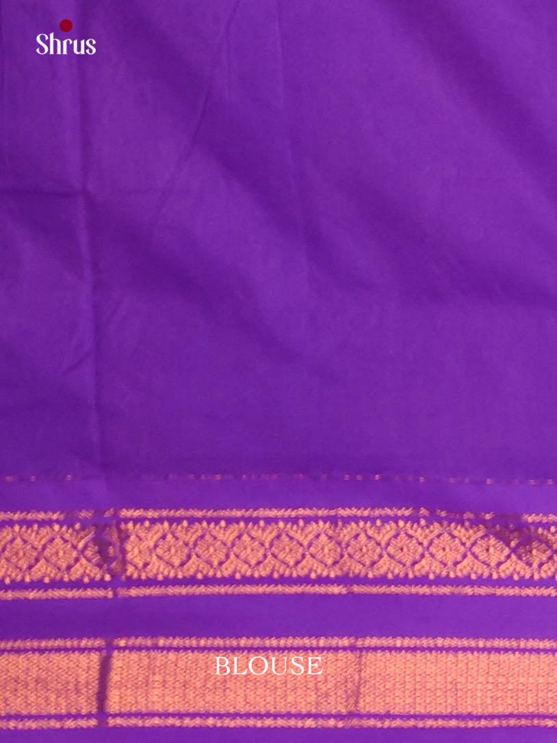Lilac & Purple - Kalyani Cotton Saree